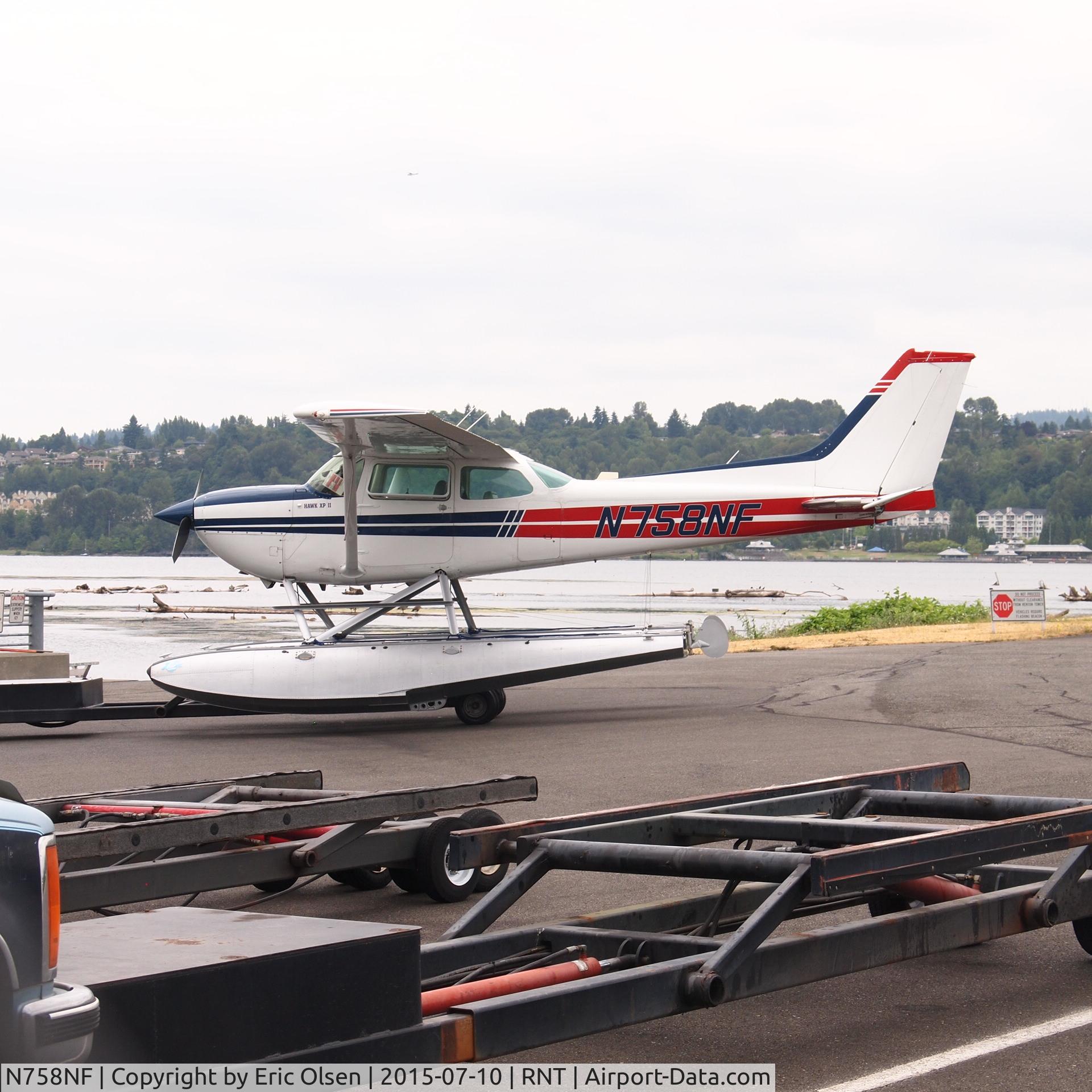 N758NF, 1979 Cessna R172K Hawk XP C/N R1723223, 1979 Cessna heading to the hanger.