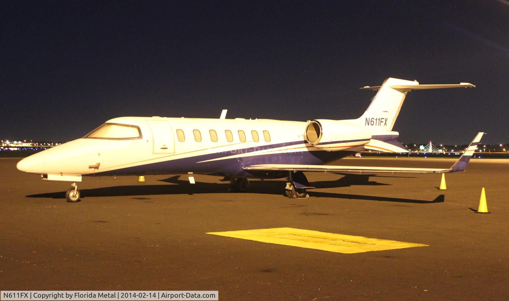 N611FX, 2005 Learjet 45 C/N 2037, Flexjet Lear 40