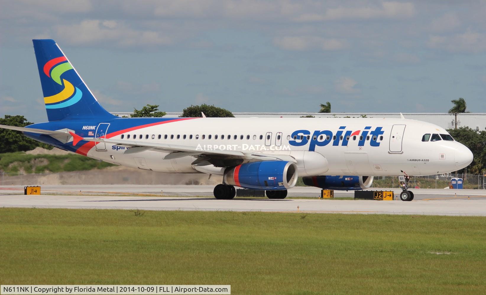 N611NK, 2011 Airbus A320-232 C/N 4996, Spirit