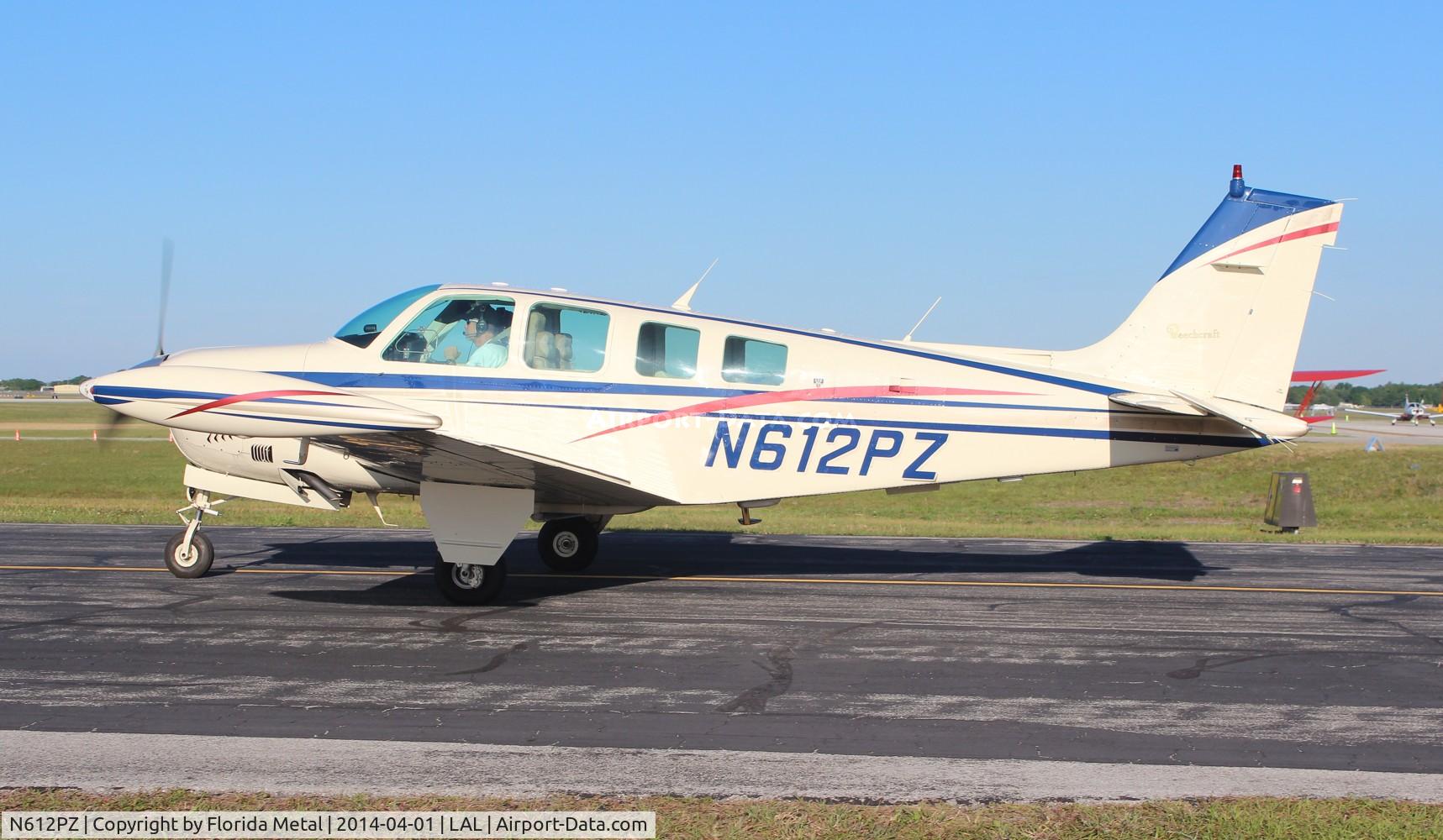 N612PZ, 1983 Beech A36 Bonanza 36 C/N E-2108, Beech A36