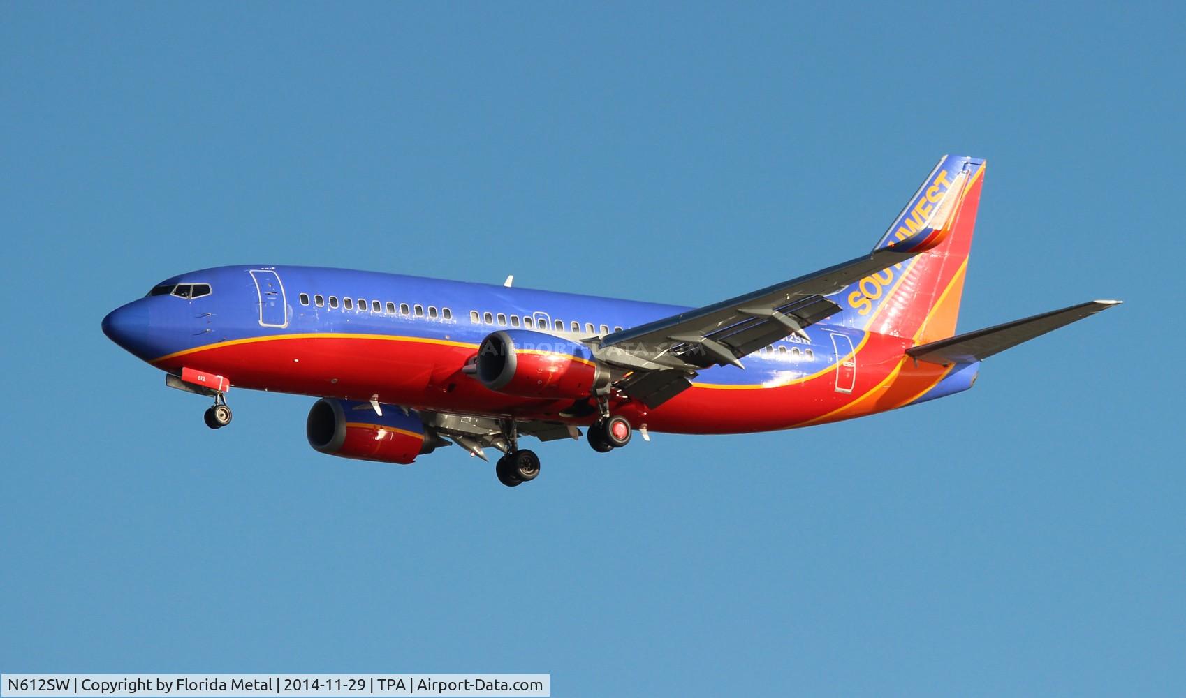 N612SW, 1995 Boeing 737-3H4 C/N 27930, Southwest