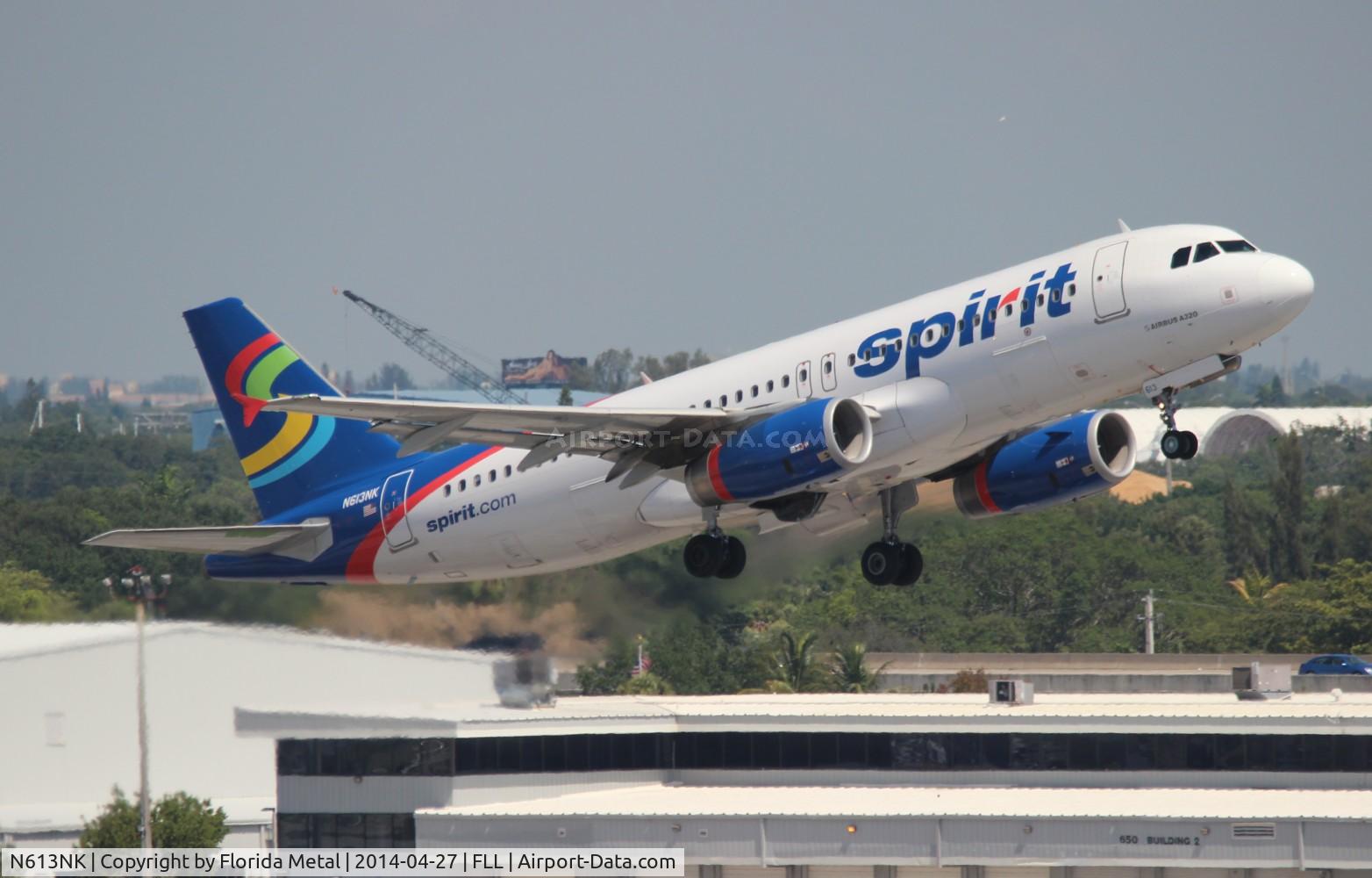 N613NK, 2012 Airbus A320-232 C/N 5042, Spirit
