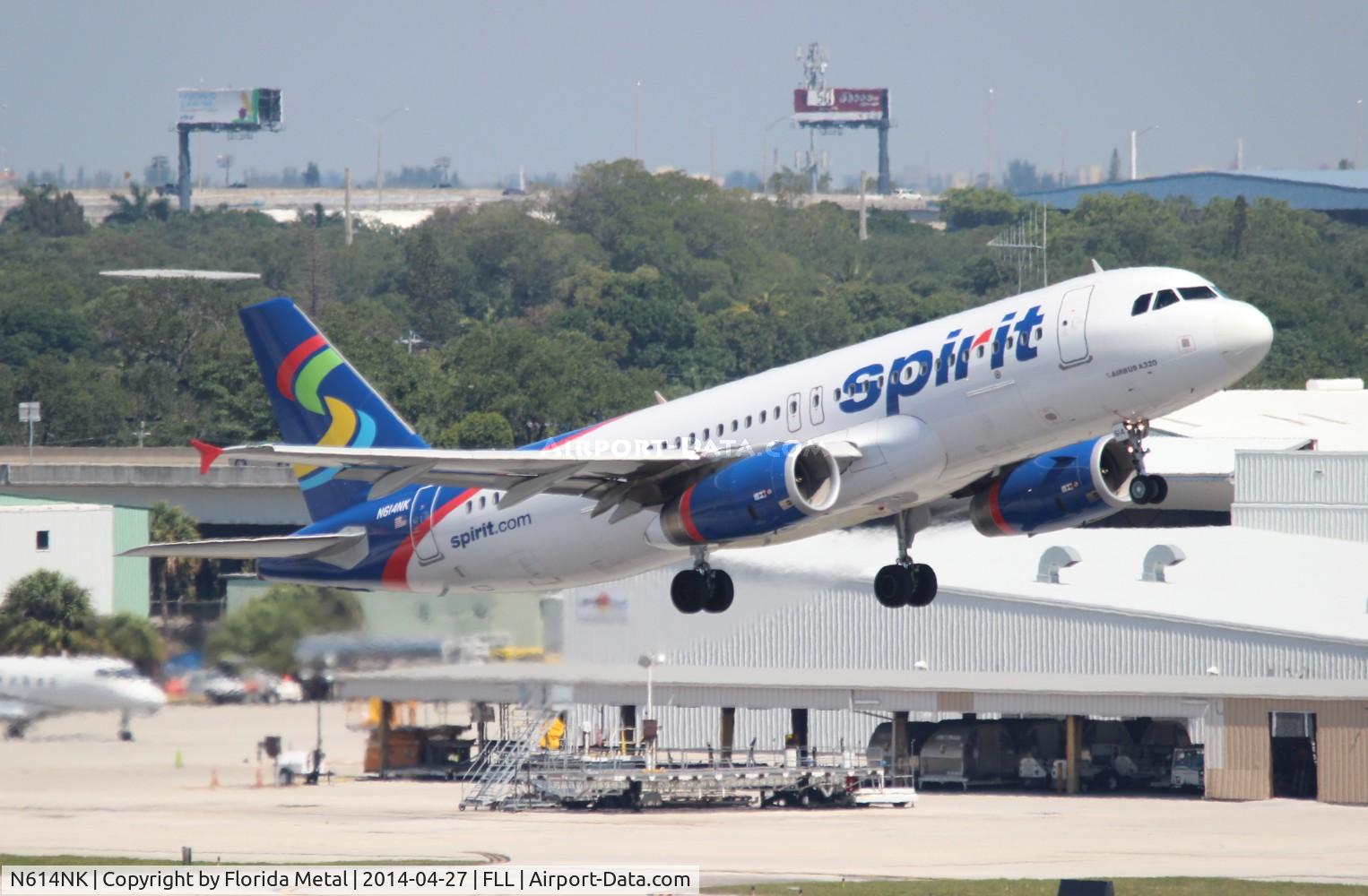 N614NK, 2012 Airbus A320-232 C/N 5132, Spirit