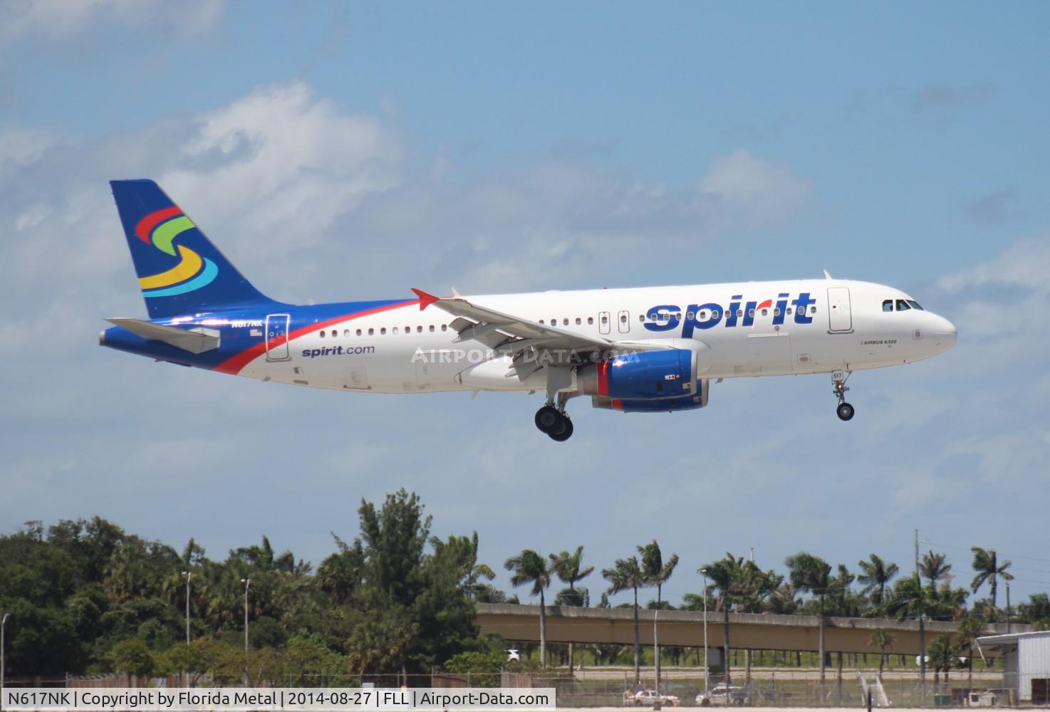 N617NK, 2012 Airbus A320-232 C/N 5387, Spirit