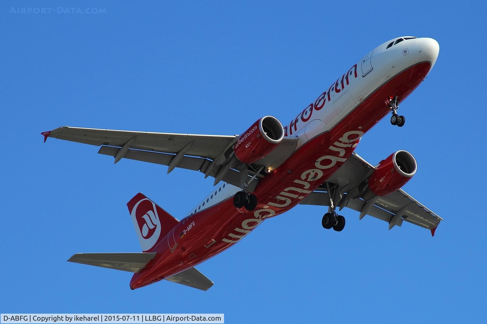 D-ABFG, 2010 Airbus A320-214 C/N 4291, Fly in from Dusseldorf, landing runway 30.