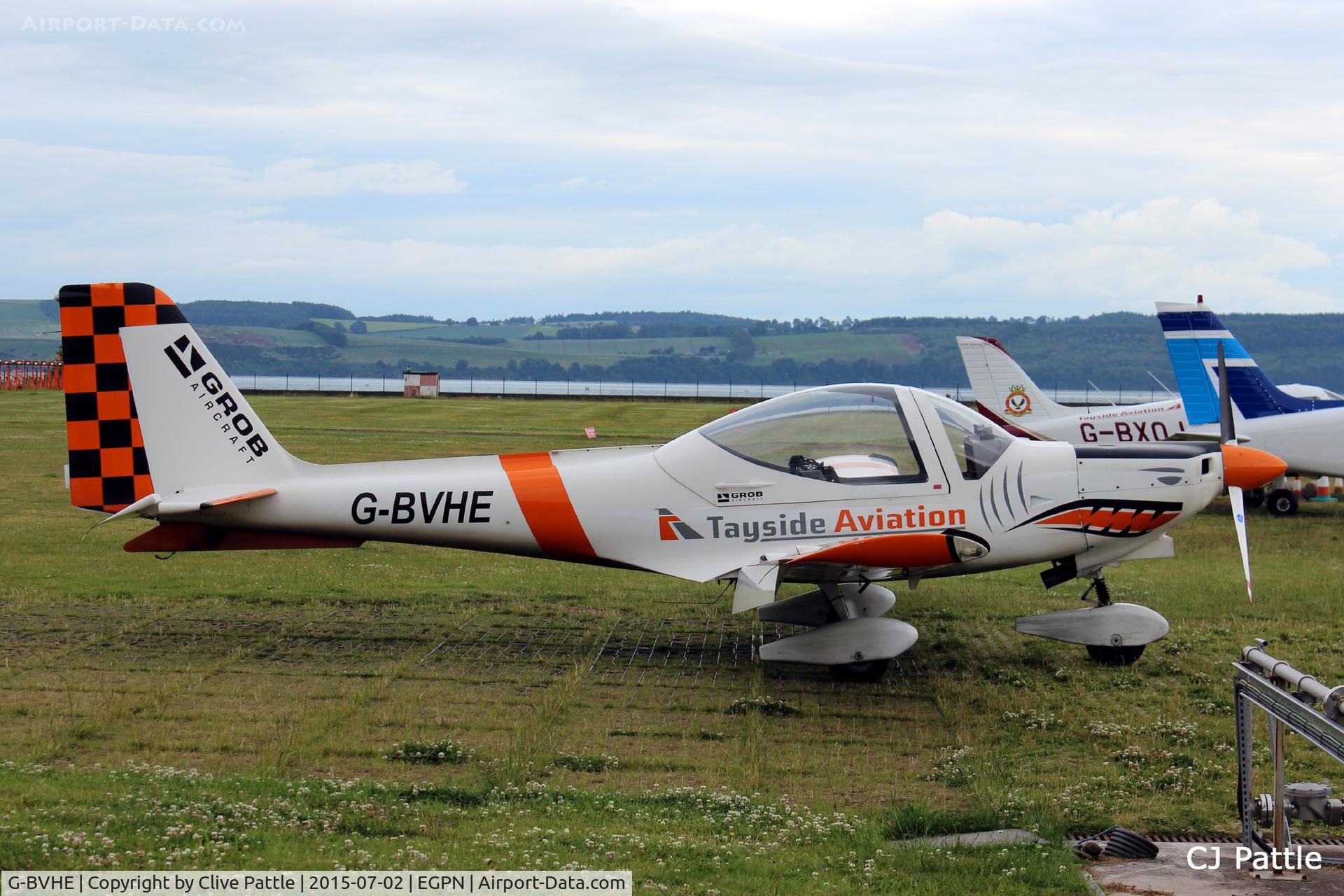 G-BVHE, 1994 Grob G-115D-2 C/N 82008, Parked up at Dundee Riverside EGPN