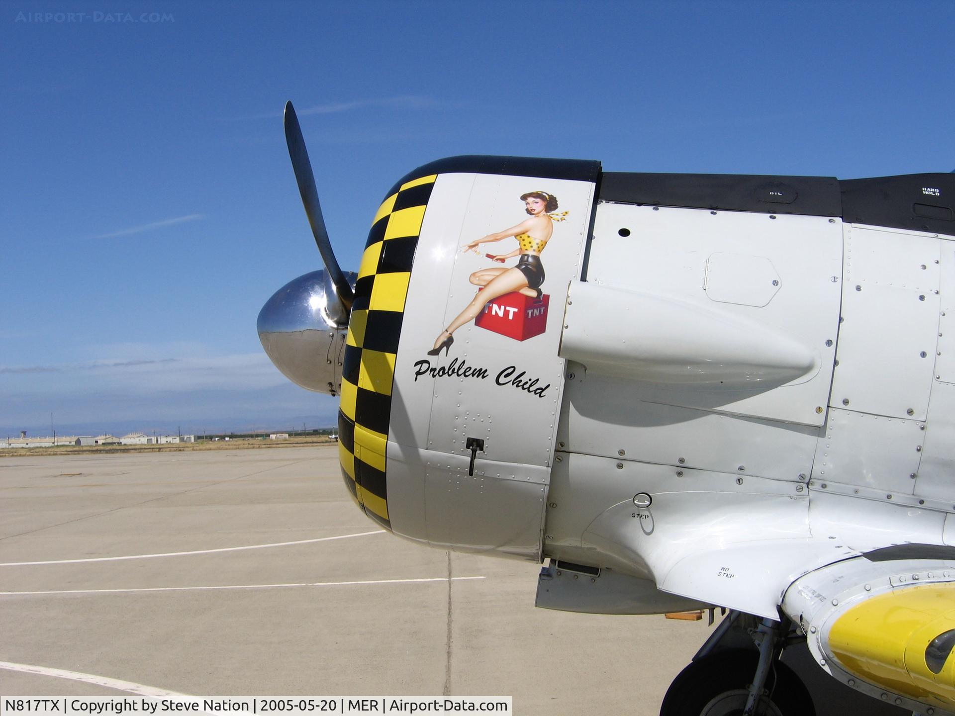 N817TX, 1942 North American AT-6D Texan C/N 88-18022 (42-86241), Close-Up of 