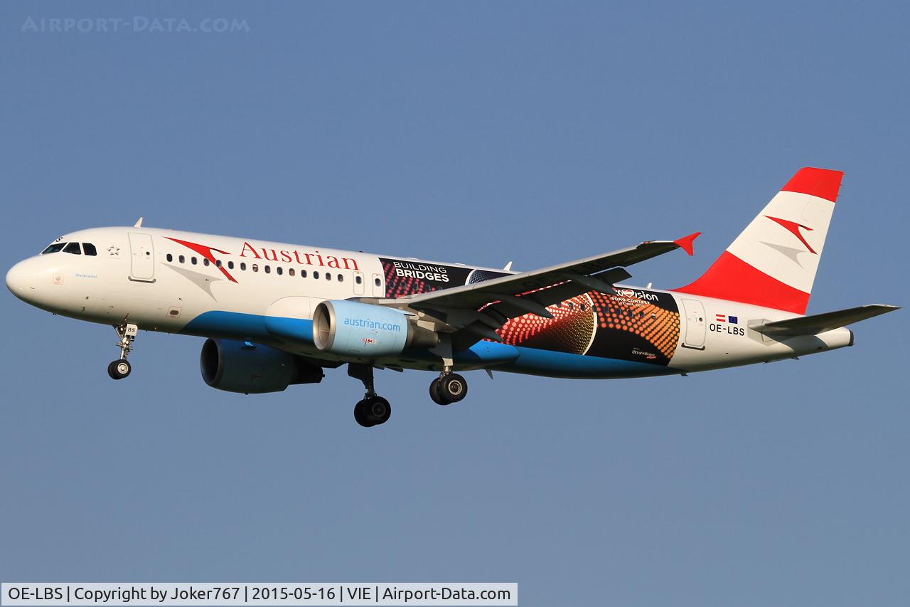OE-LBS, 2000 Airbus A320-214 C/N 1189, Austrian Airlines