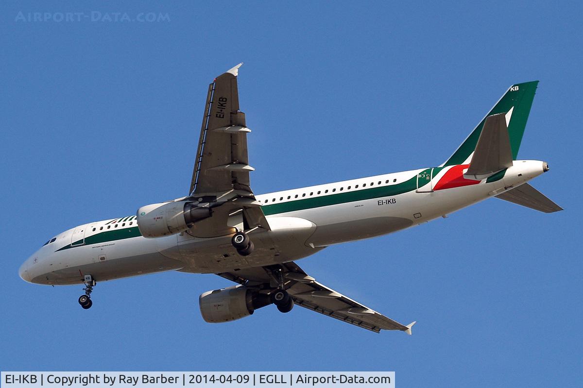 EI-IKB, 2000 Airbus A320-214 C/N 1226, Airbus A320-214 [1226] (Alitalia) Home~G 09/04/2014. On approach 27R.