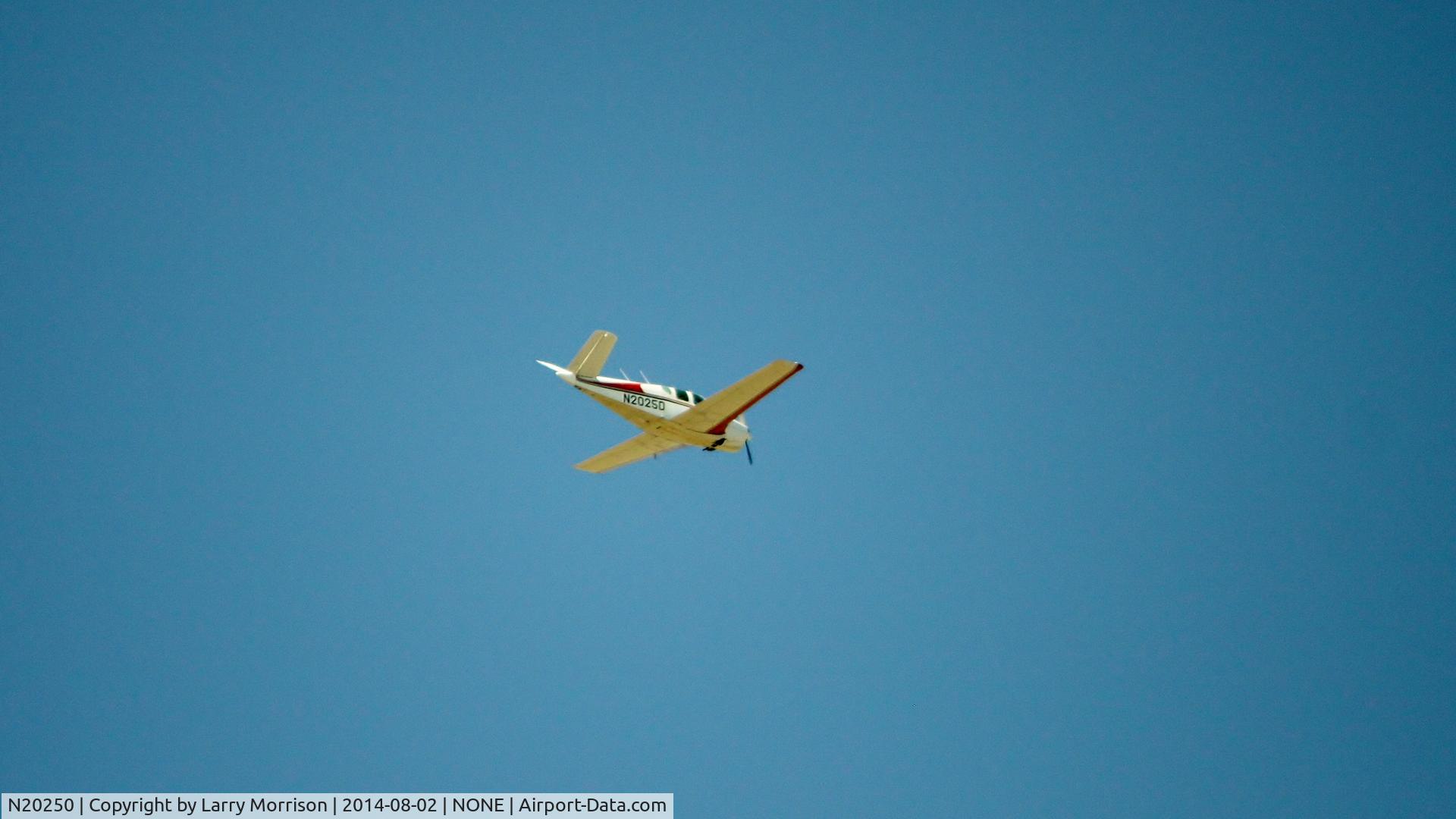 N20250, 1972 Cessna 172M C/N 17261131, Photographed flying over Superior CO on August 2, 2014