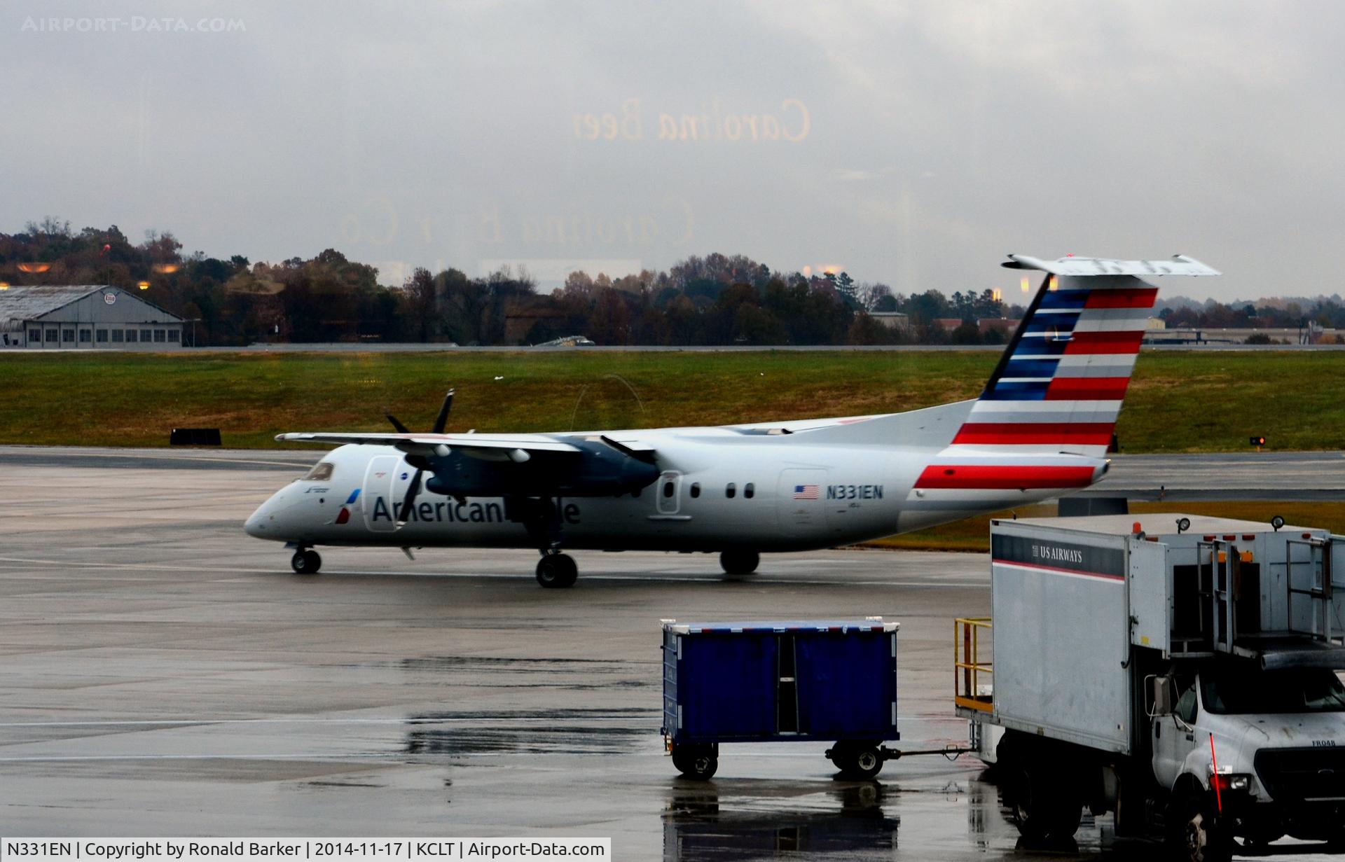 N331EN, 1991 De Havilland Canada DHC-8-311 Dash 8 C/N 279, Taxi CLT