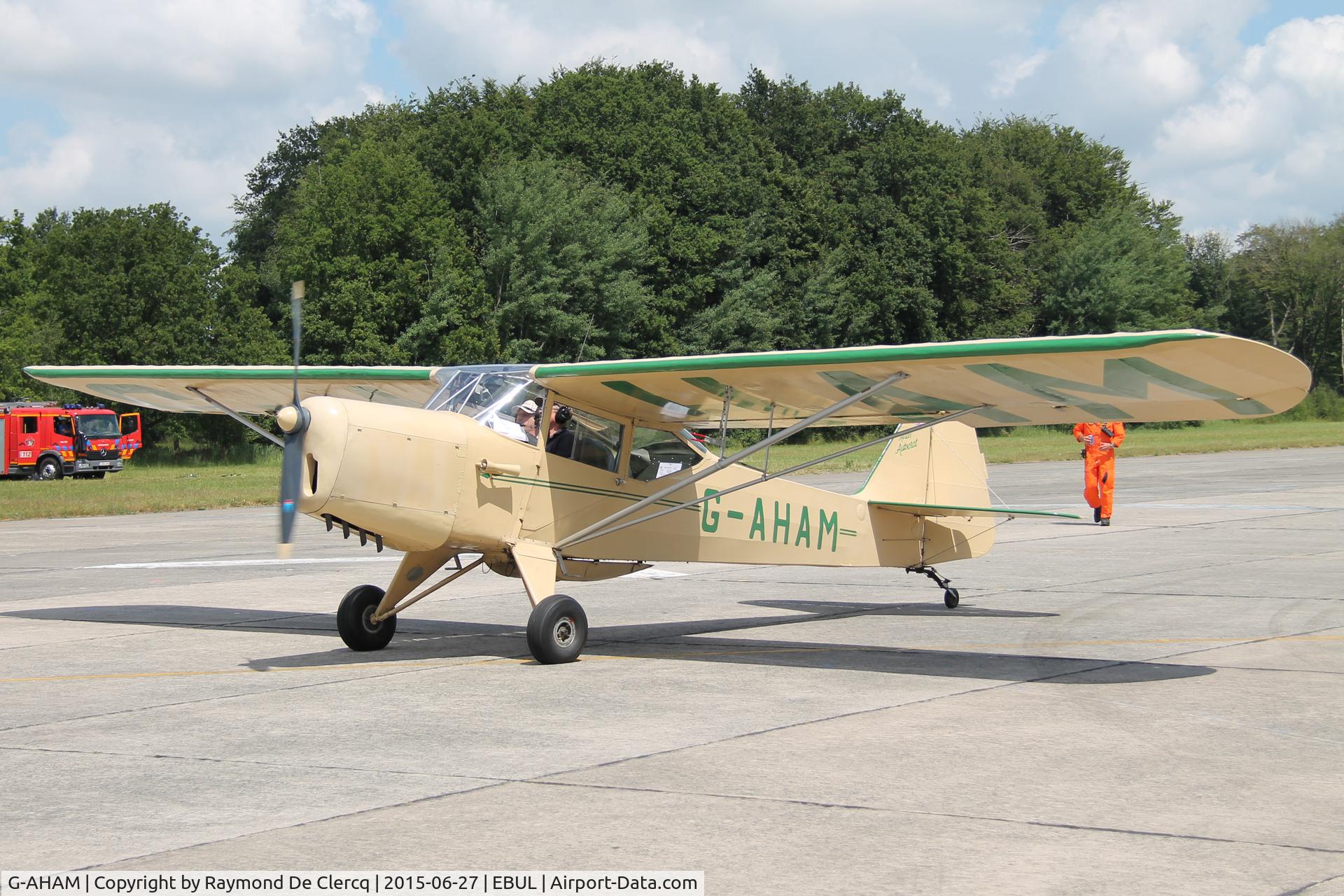 G-AHAM, 1946 Auster J-1 Autocrat C/N 1885, Ursel Avia 2015.