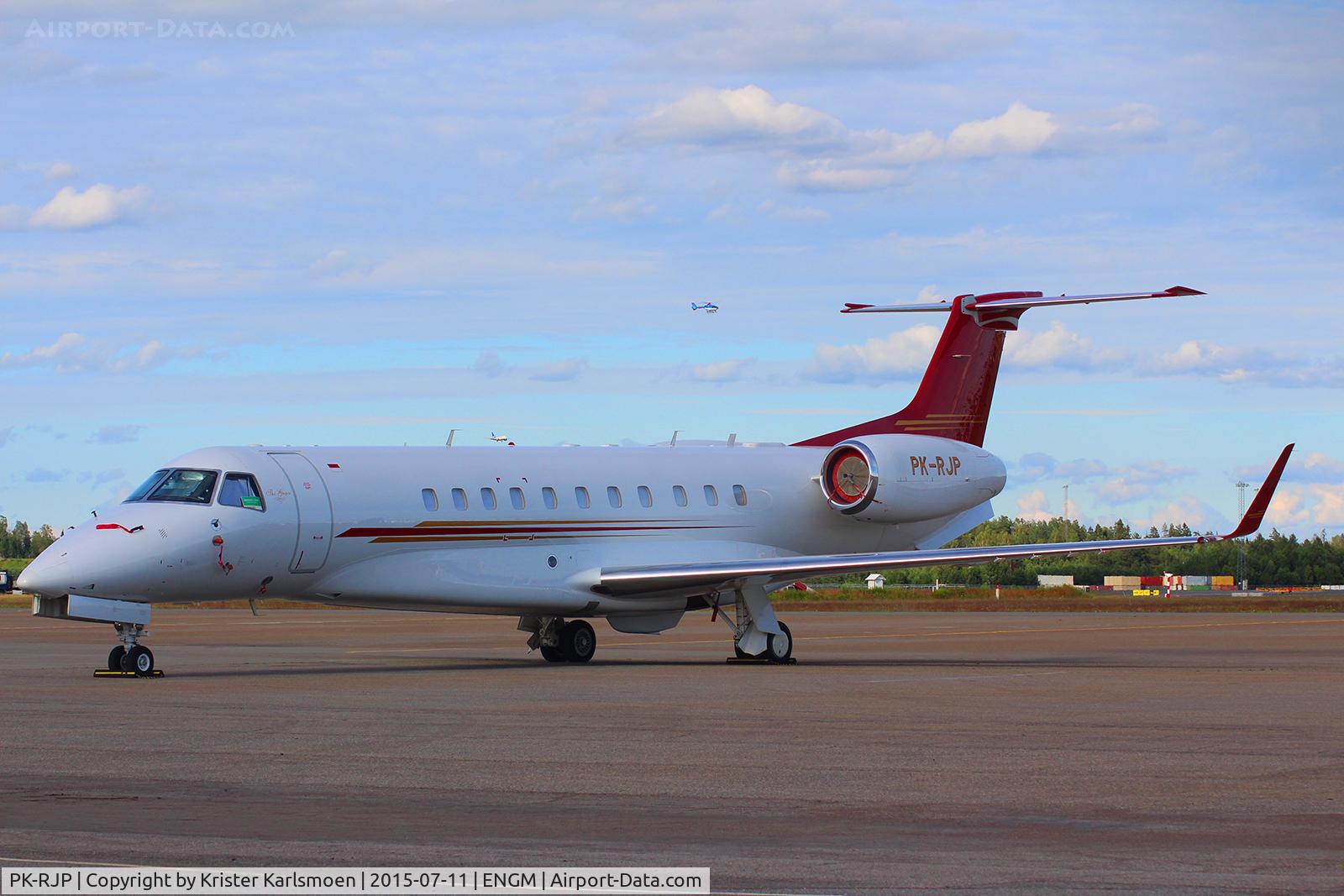 PK-RJP, 2013 Embraer EMB-135BJ Legacy C/N 1172, At Bizjet apron.