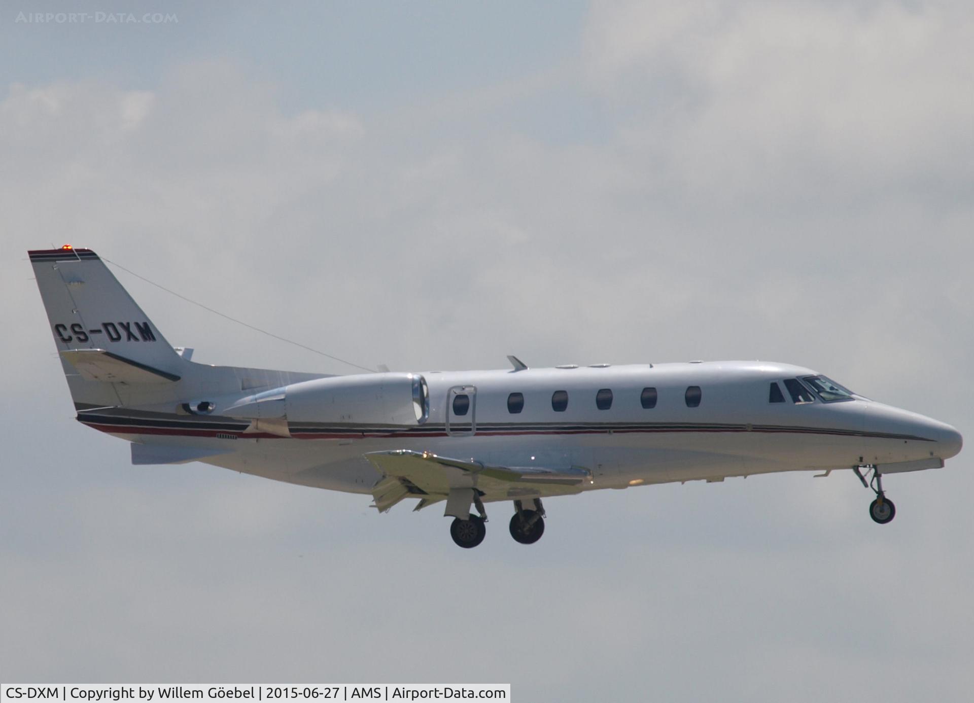 CS-DXM, 2007 Cessna 560 Citation XLS C/N 560-5683, Landing on runway 27 of Schiphol Airport