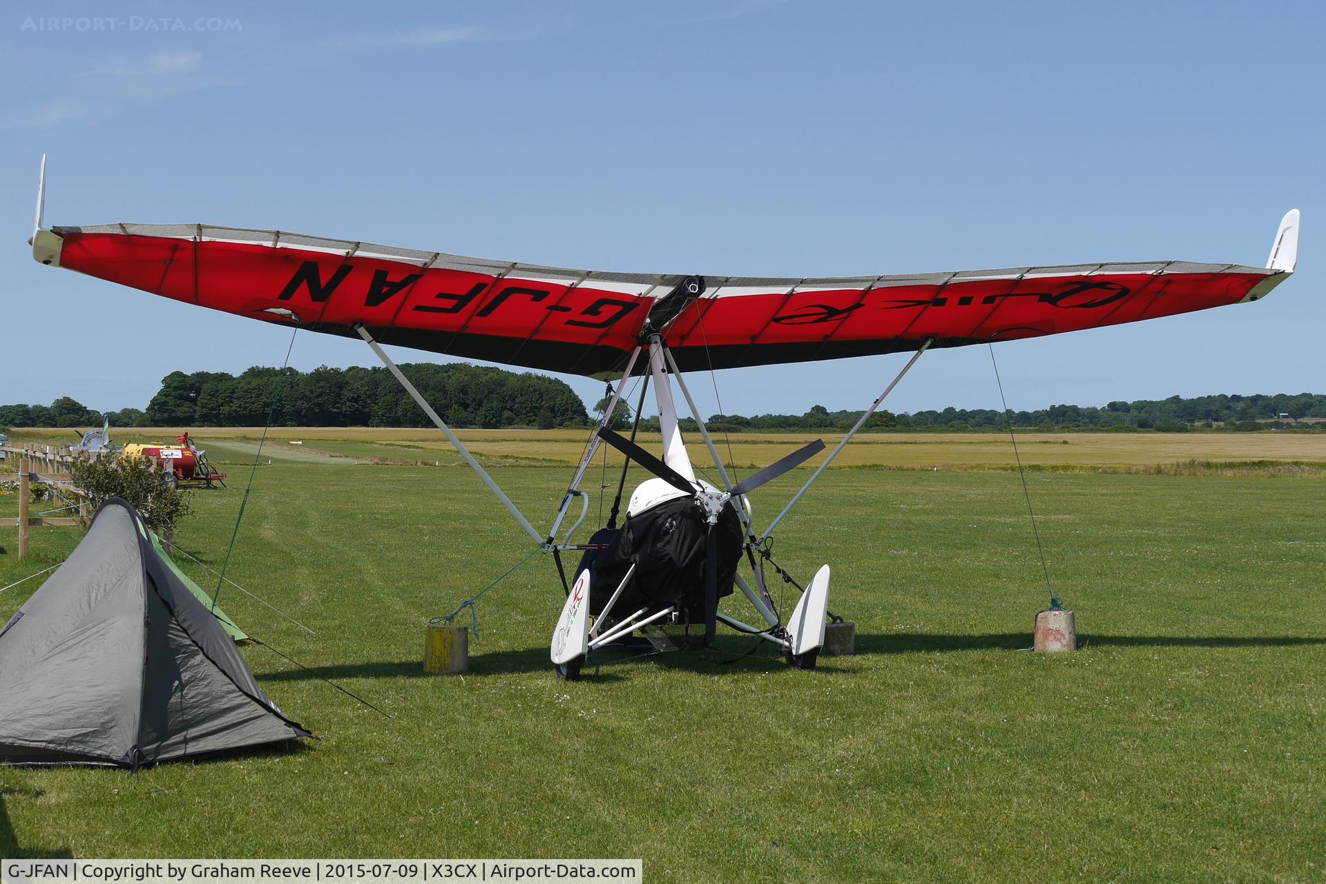 G-JFAN, P&M Aviation QuikR C/N 8525, Parked at Northrepps.