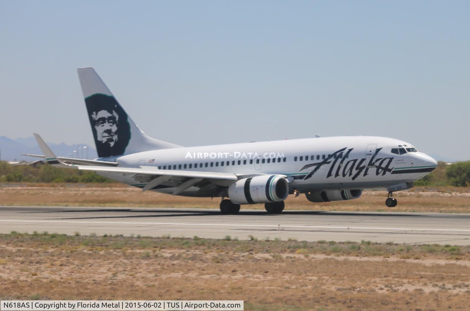 N618AS, 2000 Boeing 737-790 C/N 30543, Alaska