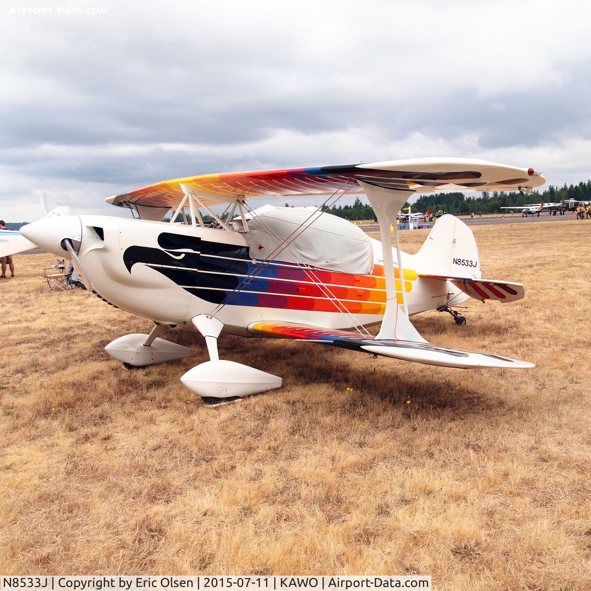 N8533J, 1982 Christen Eagle II C/N BROSE-0001, 1982 Christen Eagle II at the 2015 Arlington Fly-In.