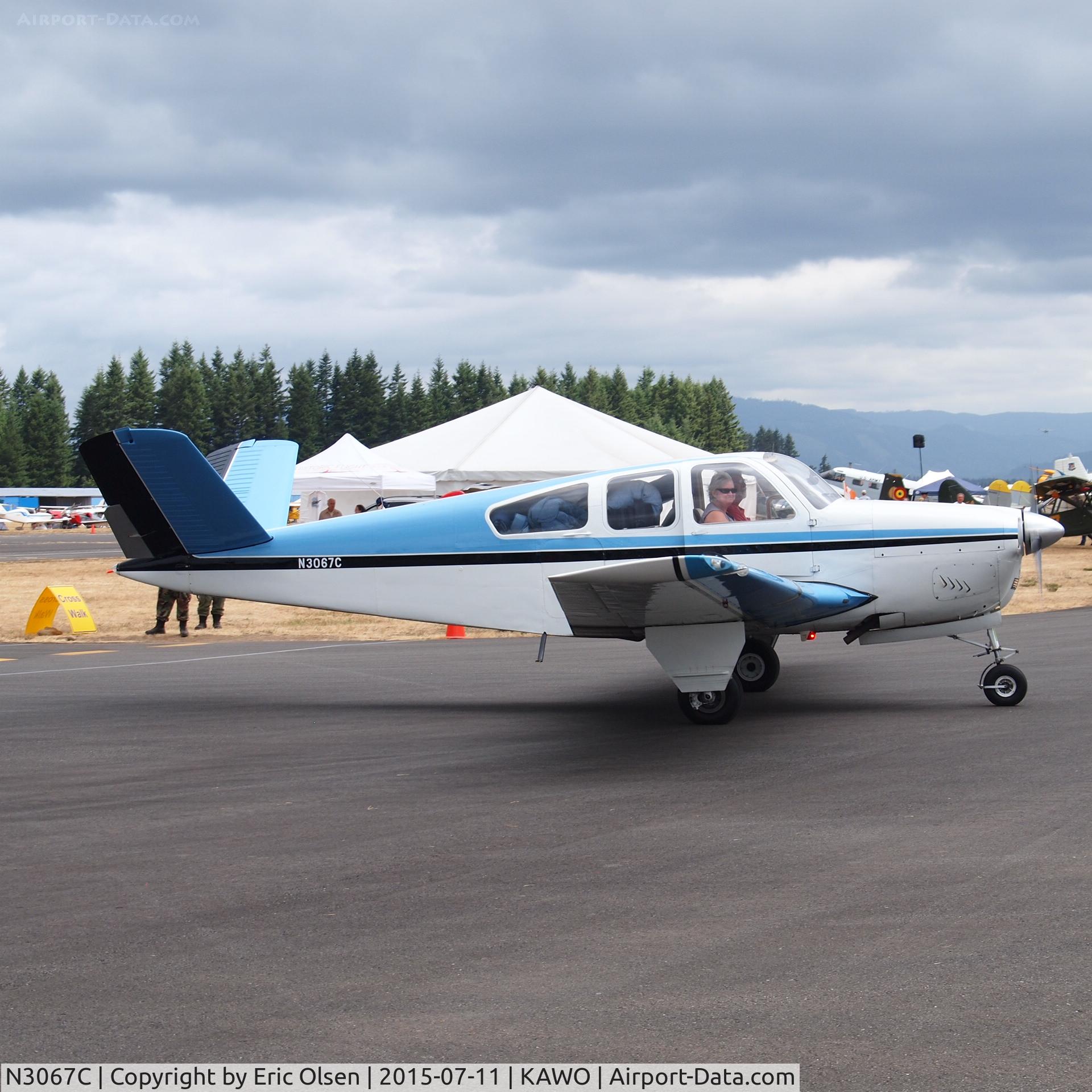 N3067C, 1958 Beech K35 Bonanza C/N D-5731, 1958 Beech at the 2015 Arlington Fly-In.