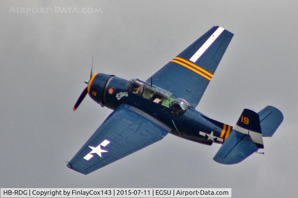 HB-RDG, 1945 Grumman TBM-3R Avenger C/N 3381, At the Flying Legends air show - IWM Duxford