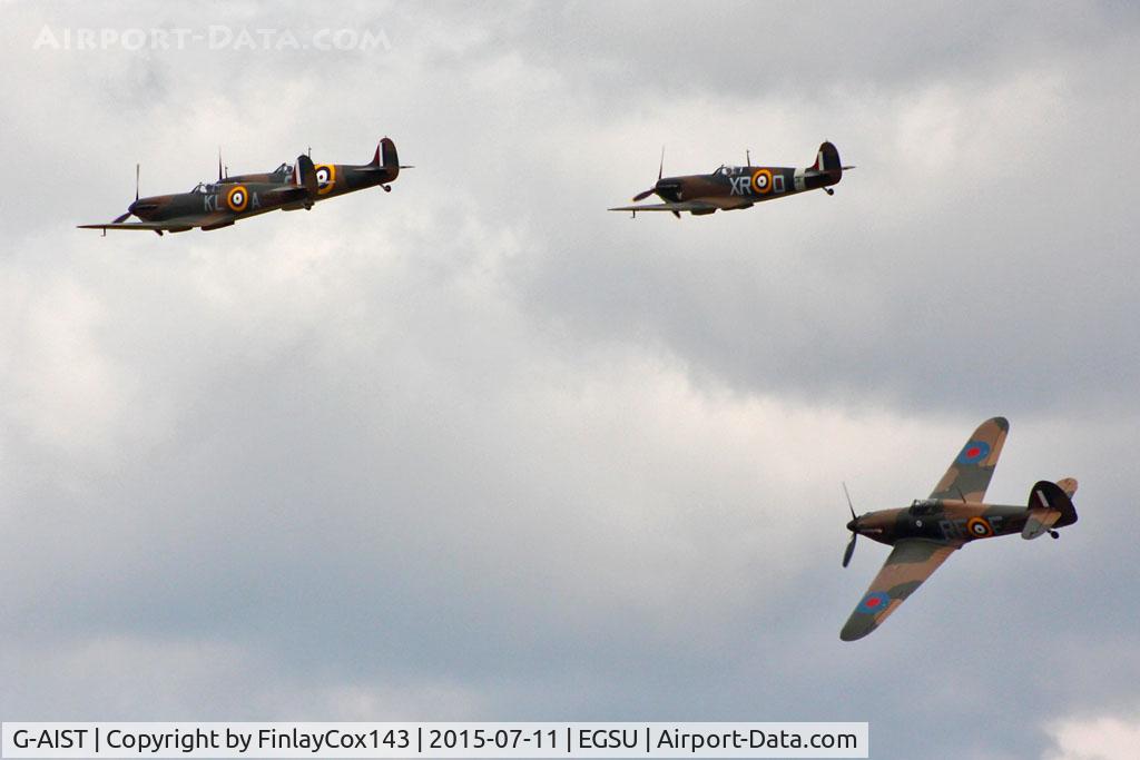 G-AIST, 1941 Supermarine 300 Spitfire Mk1A C/N WASP/20/2, At the Flying Legends air show - IWM Duxford