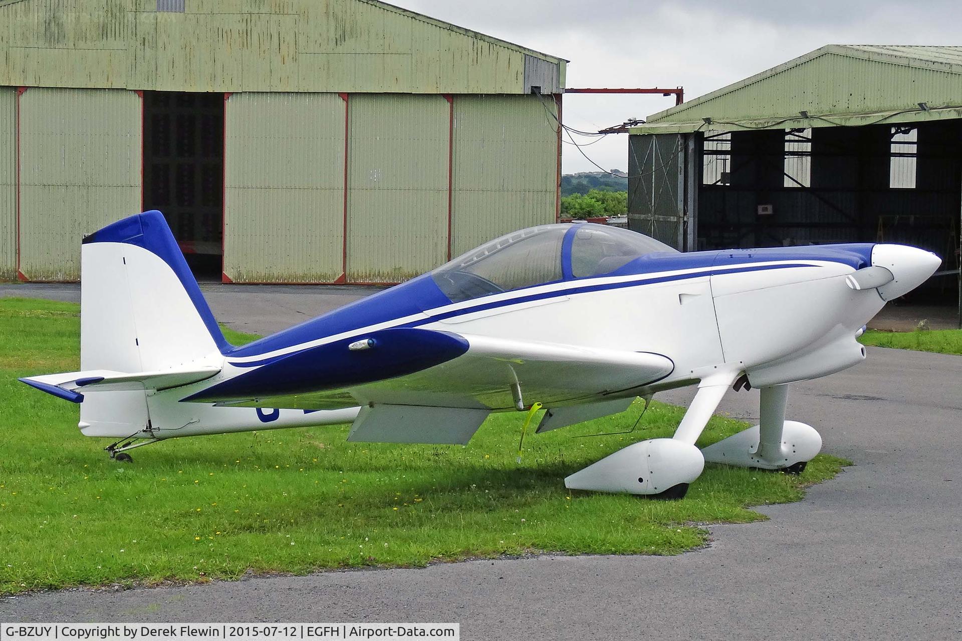 G-BZUY, 2001 Vans RV-6 C/N PFA 181A-13471, RV-6, Haverfordwest based, seen parked up.