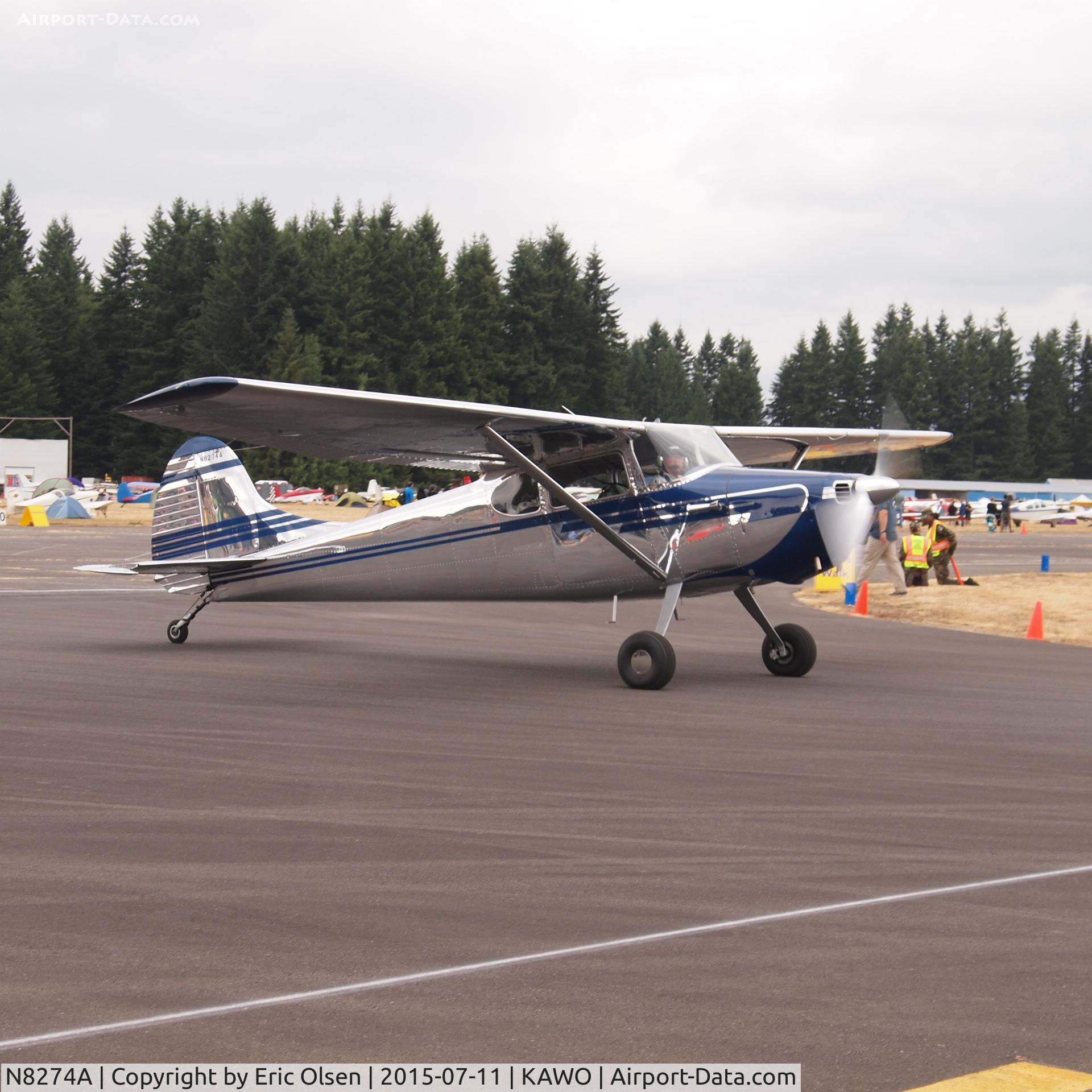 N8274A, 1952 Cessna 170B C/N 25126, 1952 Cessna at the 2015 Arlington Fly-In