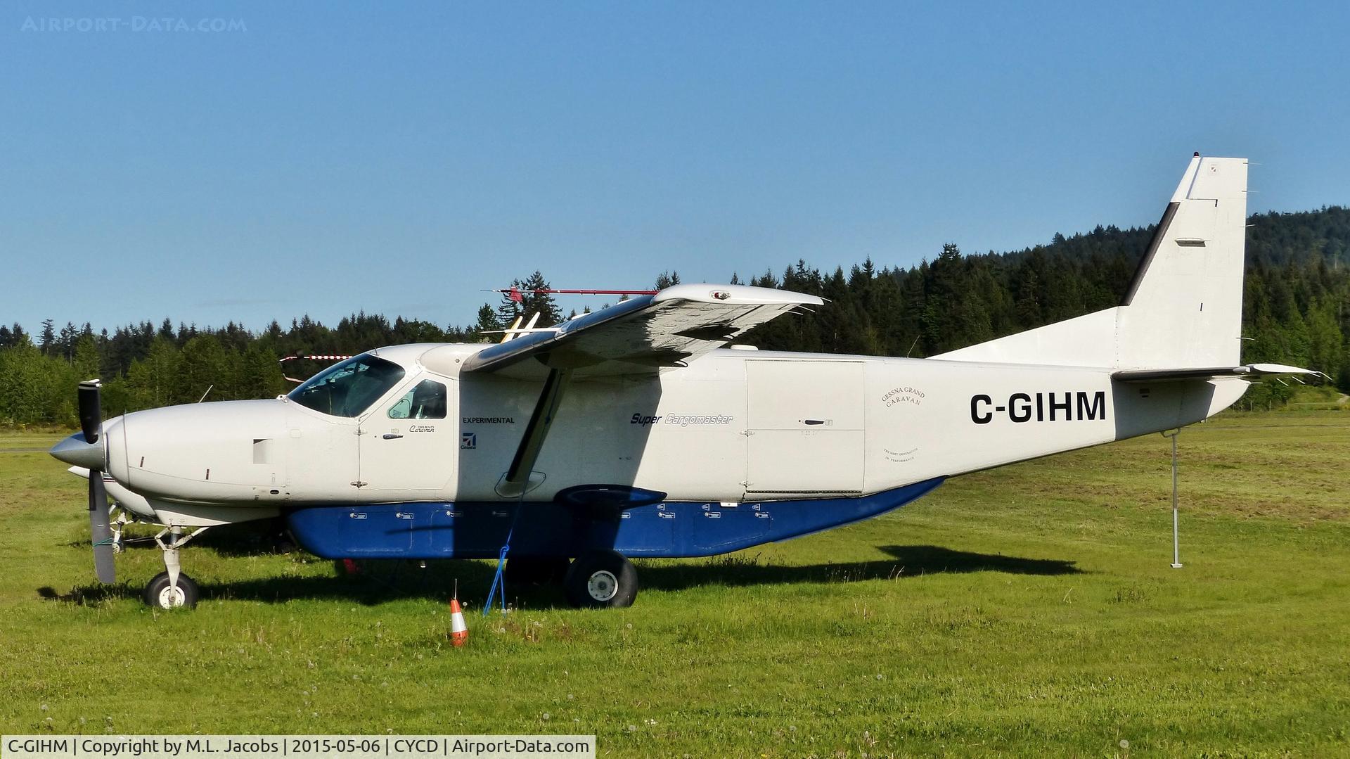 C-GIHM, 1988 Cessna 208B Super Cargomaster C/N 208B0118, Parked at Nanaimo airport.