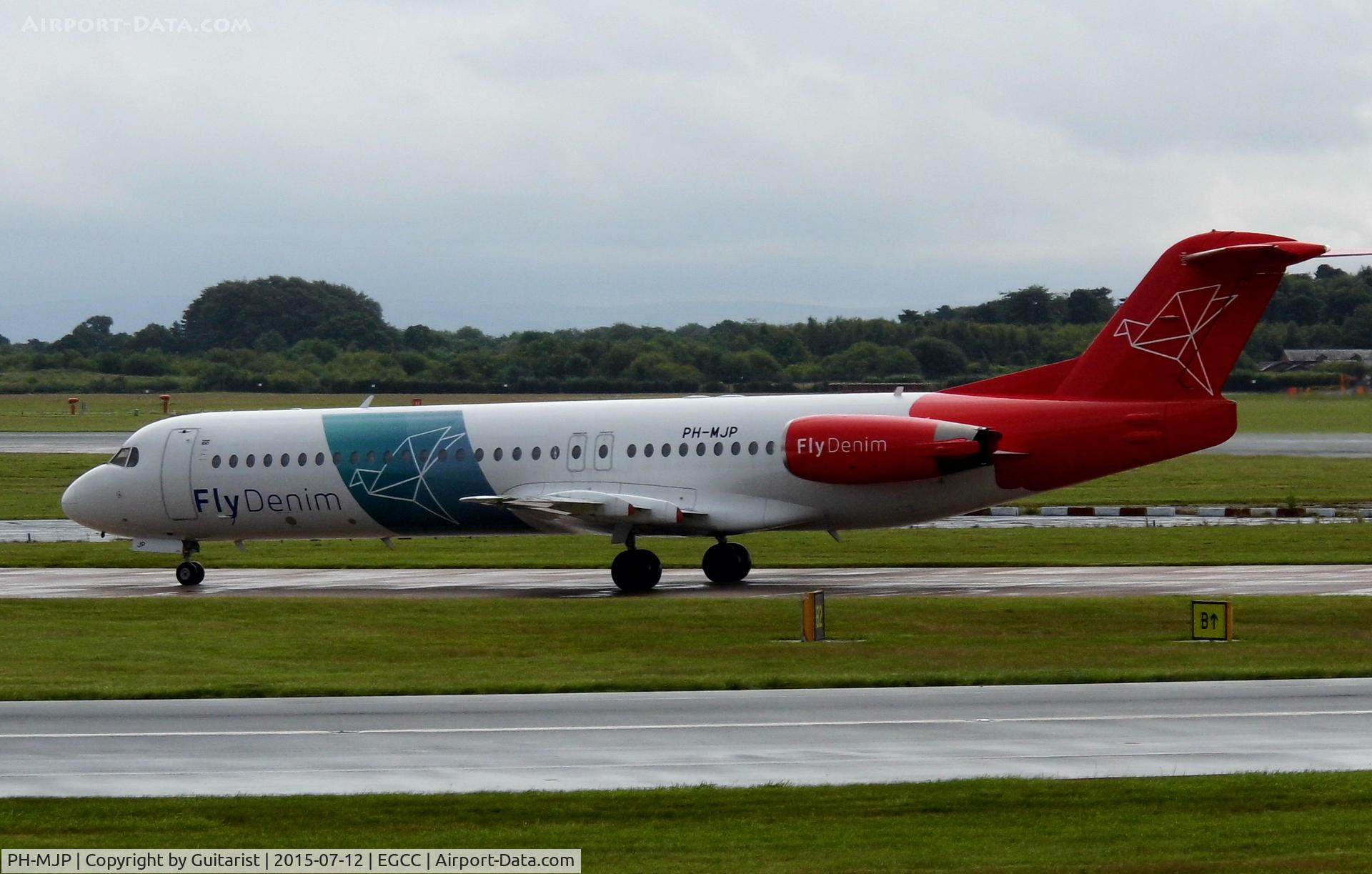 PH-MJP, 1995 Fokker 100 (F-28-0100) C/N 11505, At Manchester