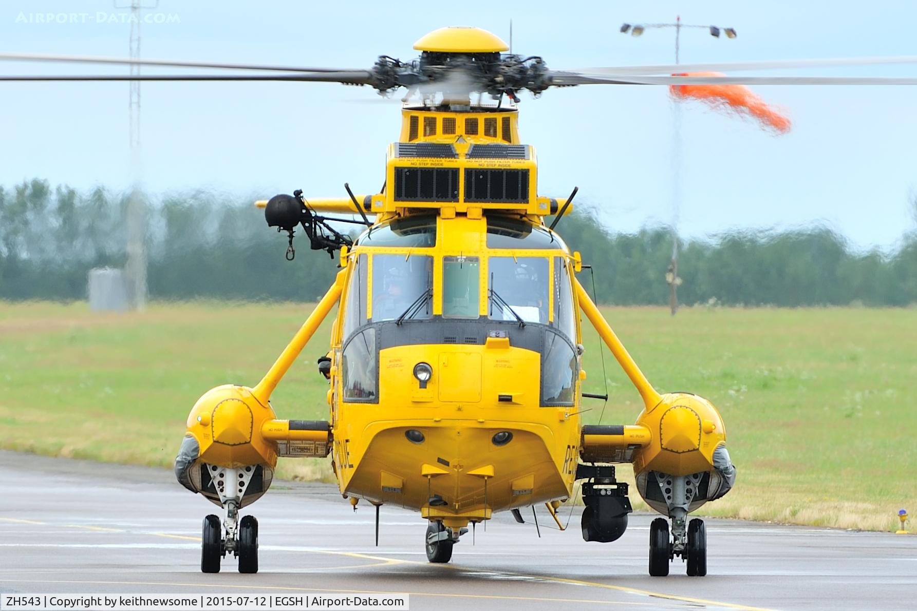 ZH543, Westland Sea King HAR.3A C/N WA1009, Late in it's career !