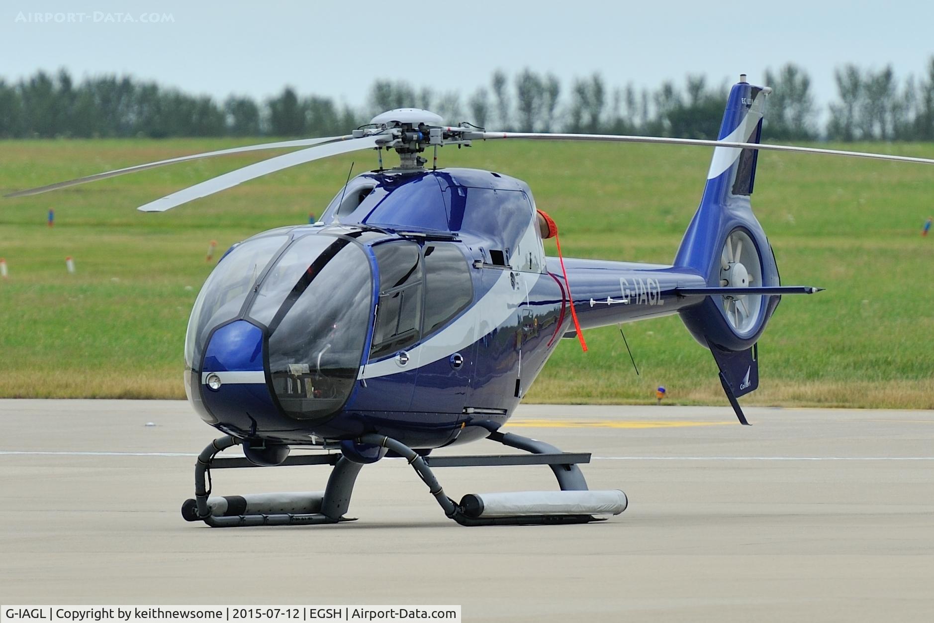 G-IAGL, 2008 Eurocopter EC-120B Colibri C/N 1565, Nice Visitor.