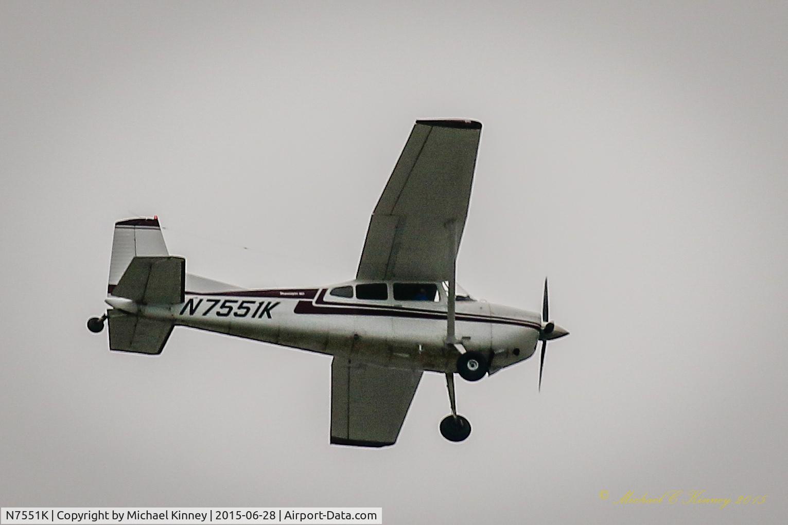 N7551K, 1976 Cessna 180J C/N 18052672, Taken near Kent WA