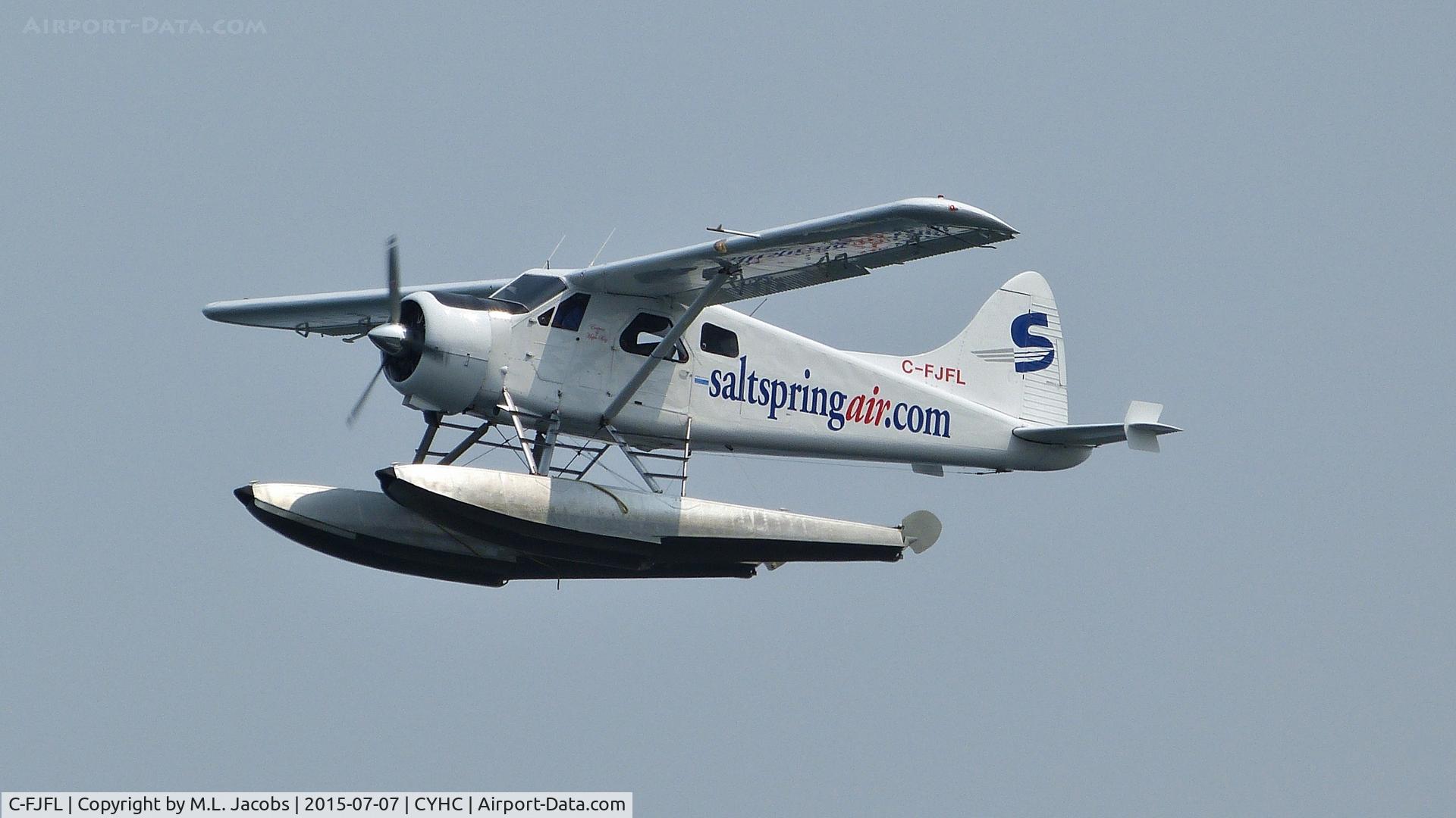 C-FJFL, 1956 De Havilland Canada DHC-2 Beaver Mk.1 C/N 898, SaltSpring Air Beaver just departed Coal Harbour.