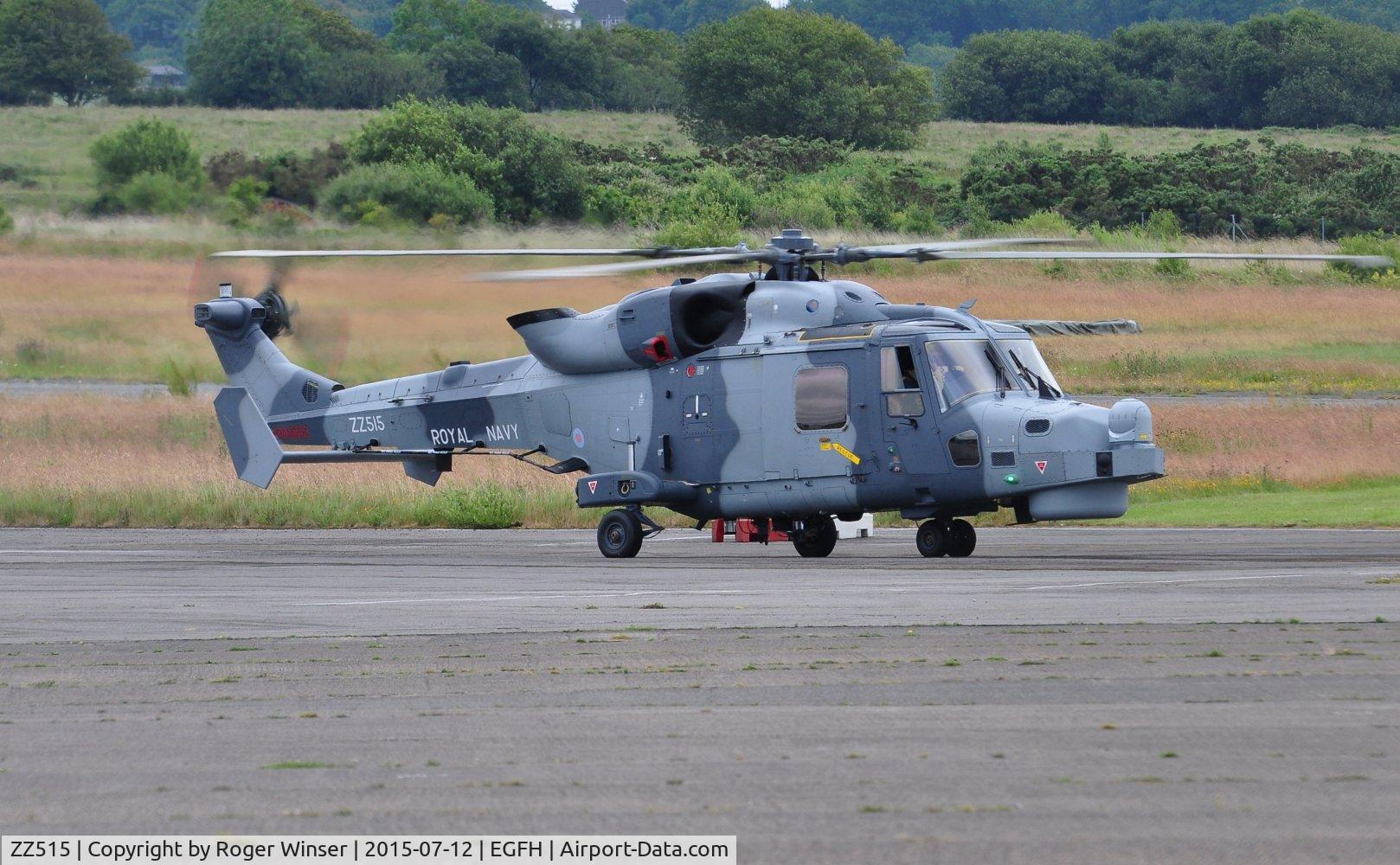 ZZ515, 2014 AgustaWestland AW-159 Wildcat HMA.2 C/N 520, Wildcat of the Royal Navy Helicopter Display Team 
