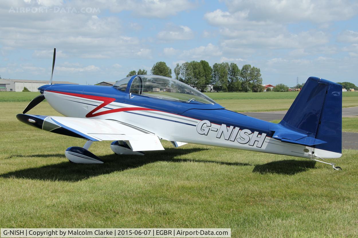 G-NISH, 2012 Vans RV-8 C/N PFA 303-13187, Vans RV-8 at The Real Aeroplane Club's Radial Engine Aircraft Fly-In, Breighton Airfield, June 7th 2015.
