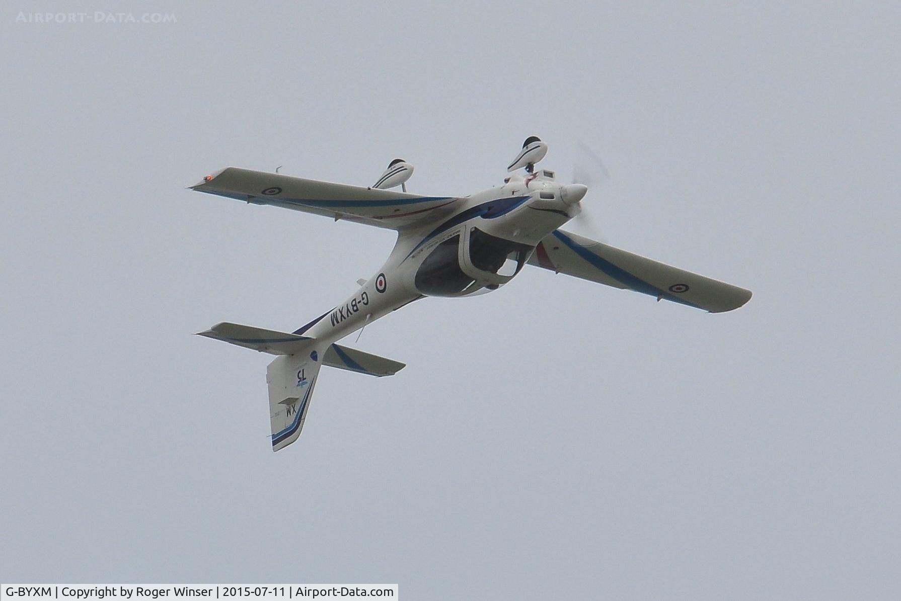 G-BYXM, 2001 Grob G-115E Tutor T1 C/N 82173/E, Off airport. RAF Tutor T.1 aircraft coded XM displaying on the first day of the Wales National Airshow held over Swansea Bay