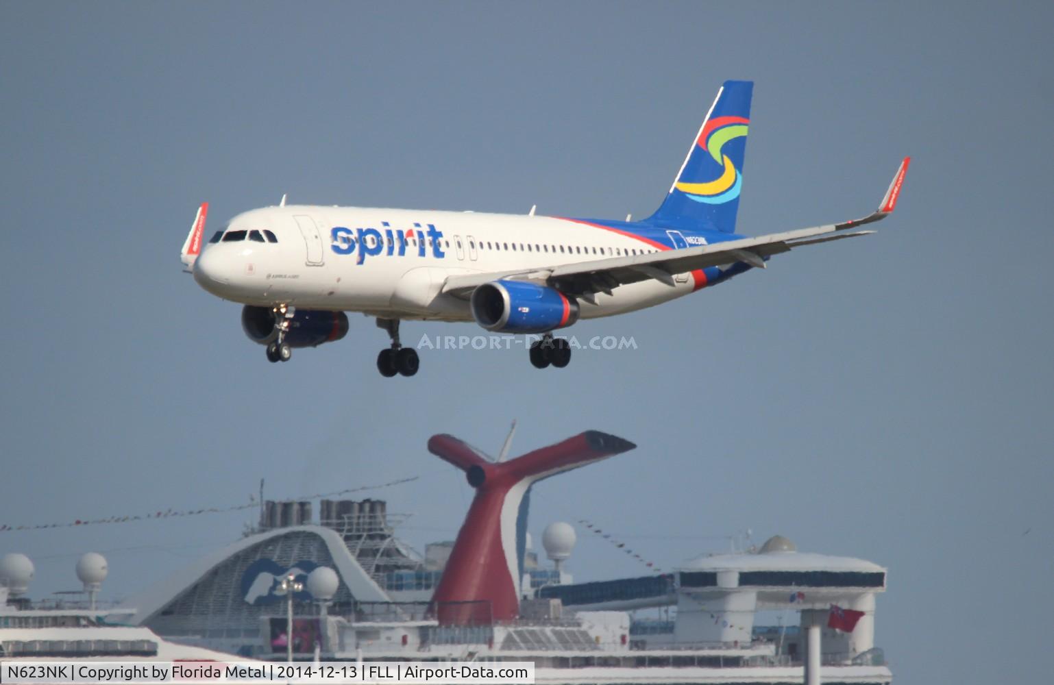 N623NK, 2013 Airbus A320-232 C/N 5861, Spirit