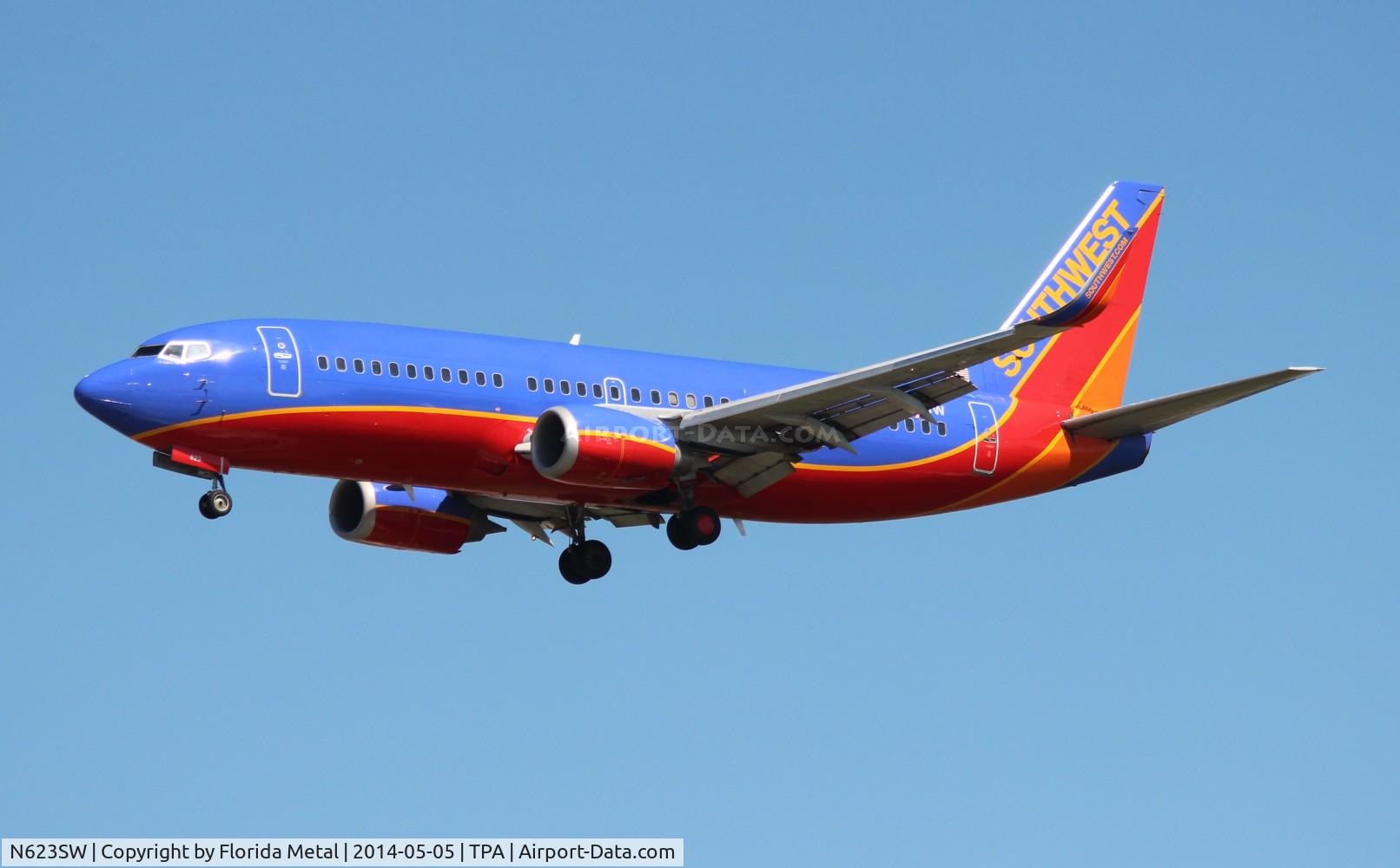 N623SW, 1996 Boeing 737-3H4 C/N 27933, Southwest