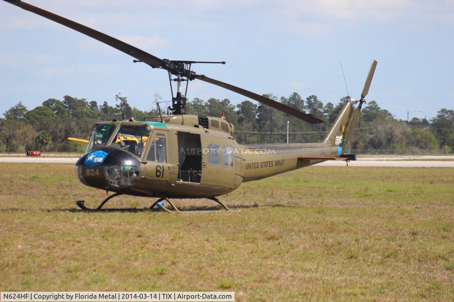 N624HF, 1966 Bell UH-1D Iroquois C/N 8819, UH-1H