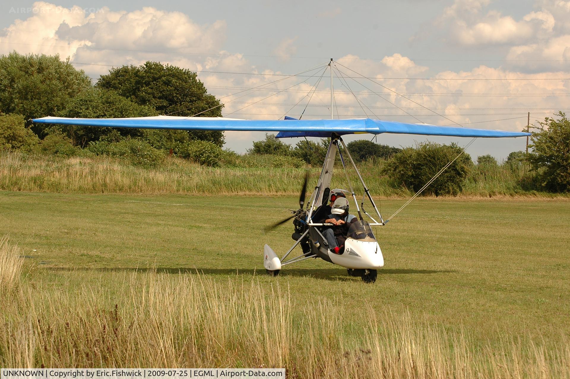 UNKNOWN, Ultralights various C/N Unknown, Unidentified Pegasus Quantum at Damys Hall Airfield