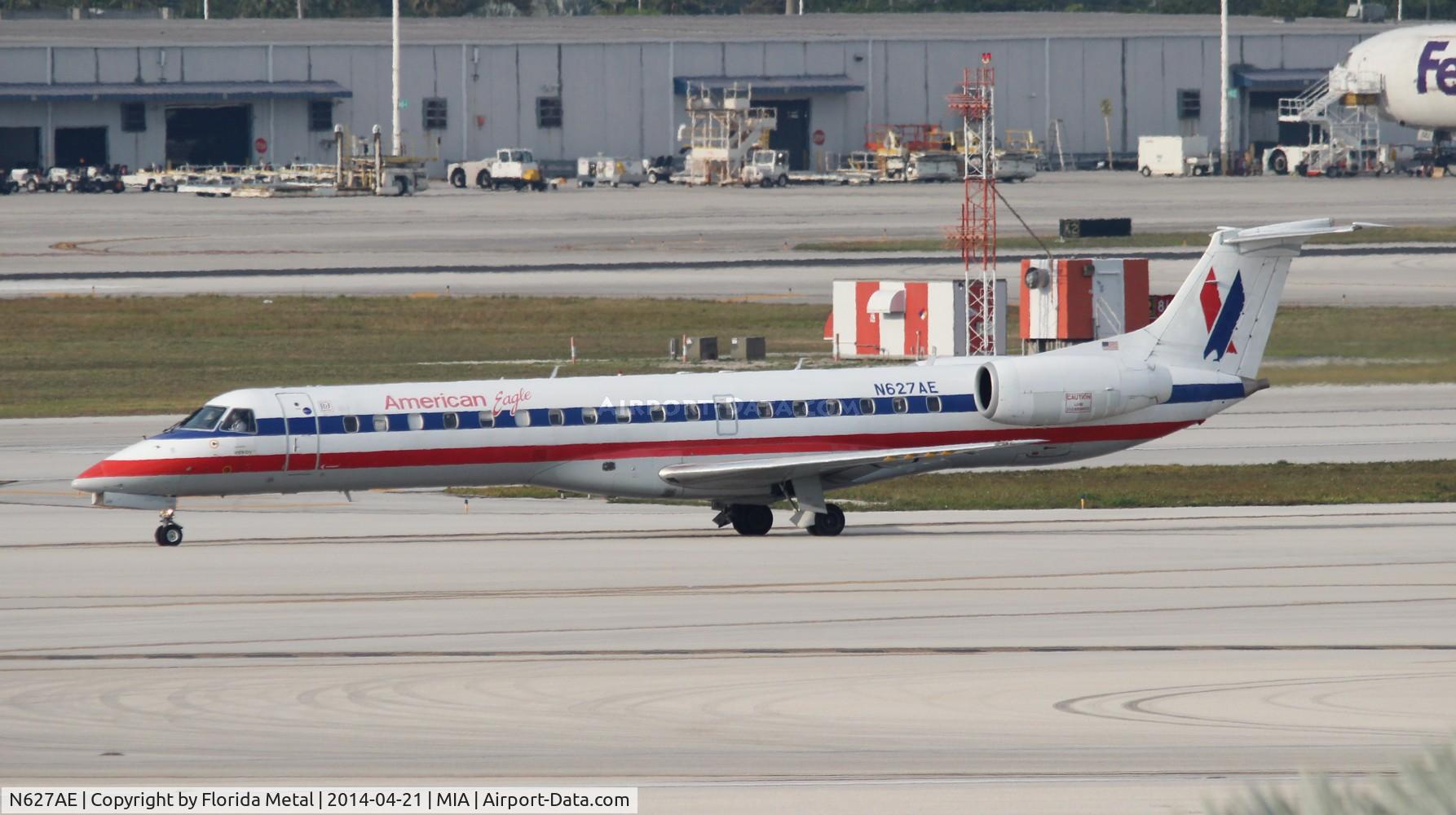 N627AE, 1999 Embraer ERJ-145LR (EMB-145LR) C/N 145121, Eagle E145