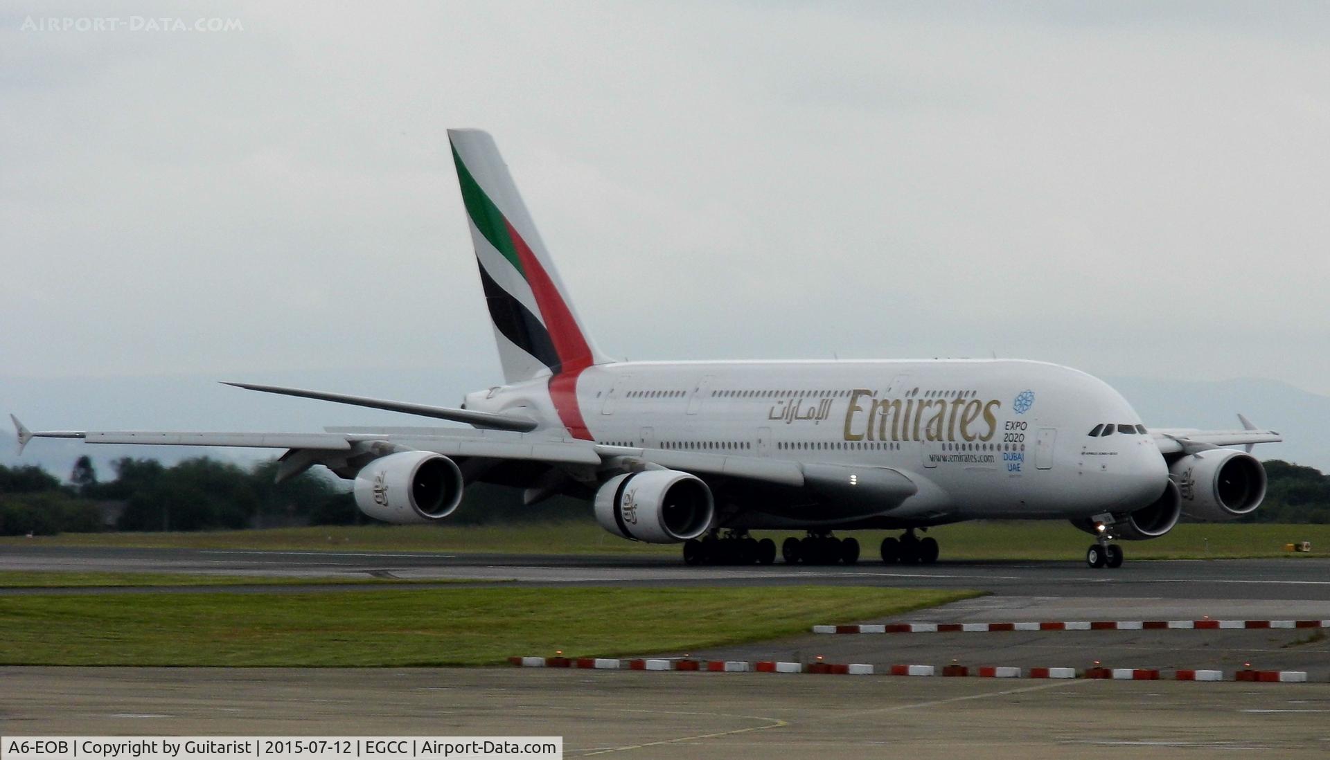 A6-EOB, 2014 Airbus A380-861 C/N 164, At Manchester