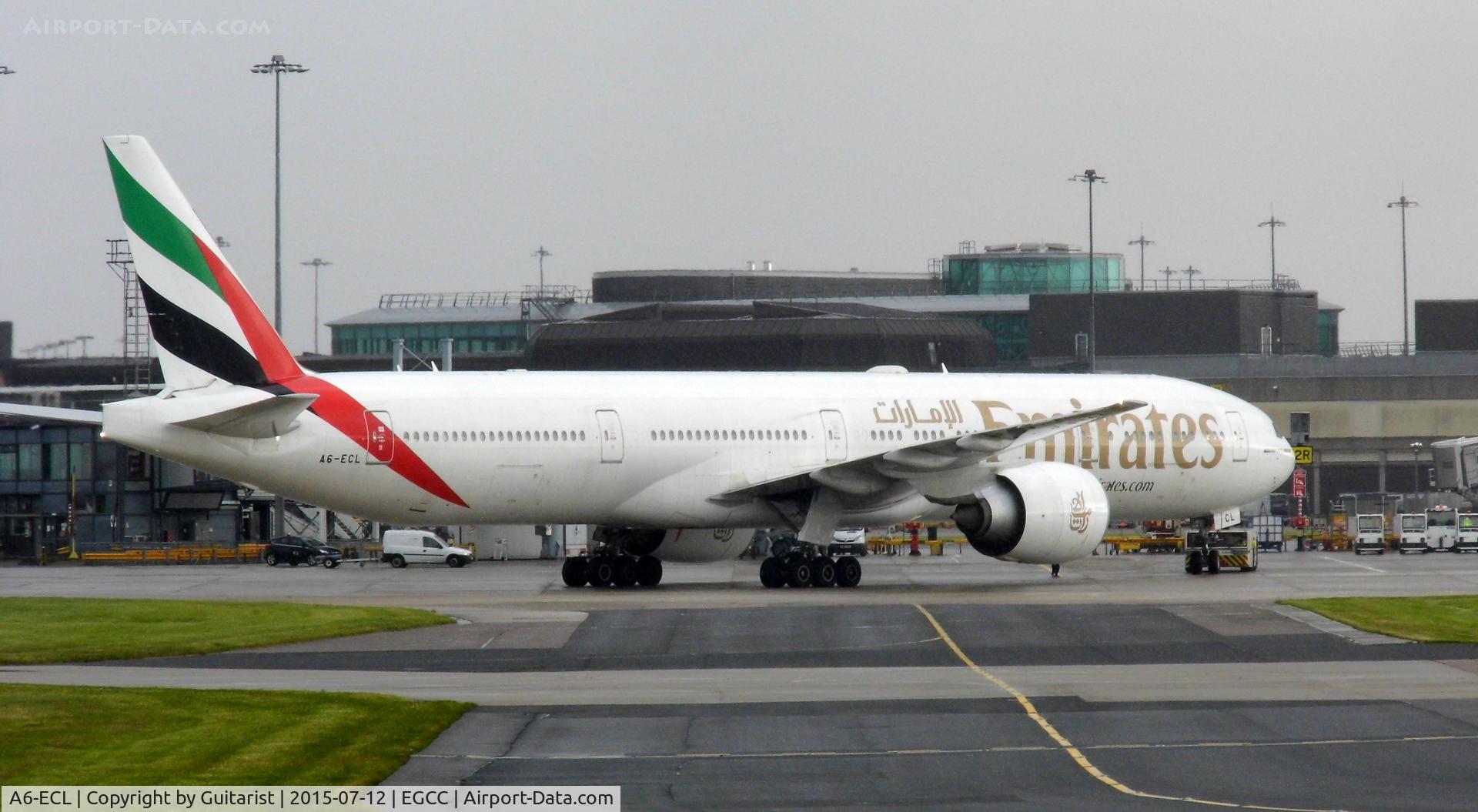 A6-ECL, 2008 Boeing 777-36N/ER C/N 37704, At Manchester