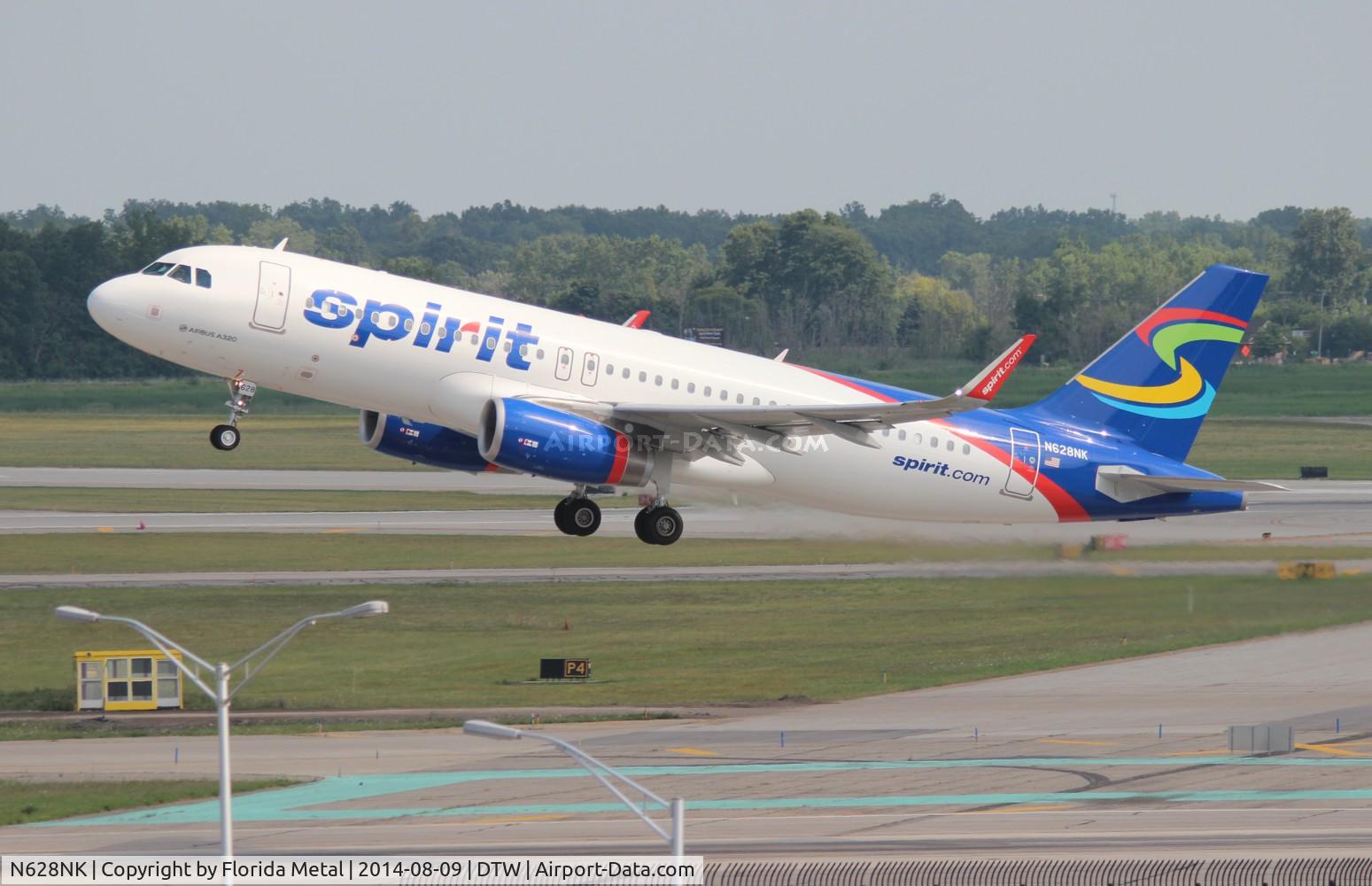 N628NK, 2014 Airbus A320-232 C/N 6193, Spirit
