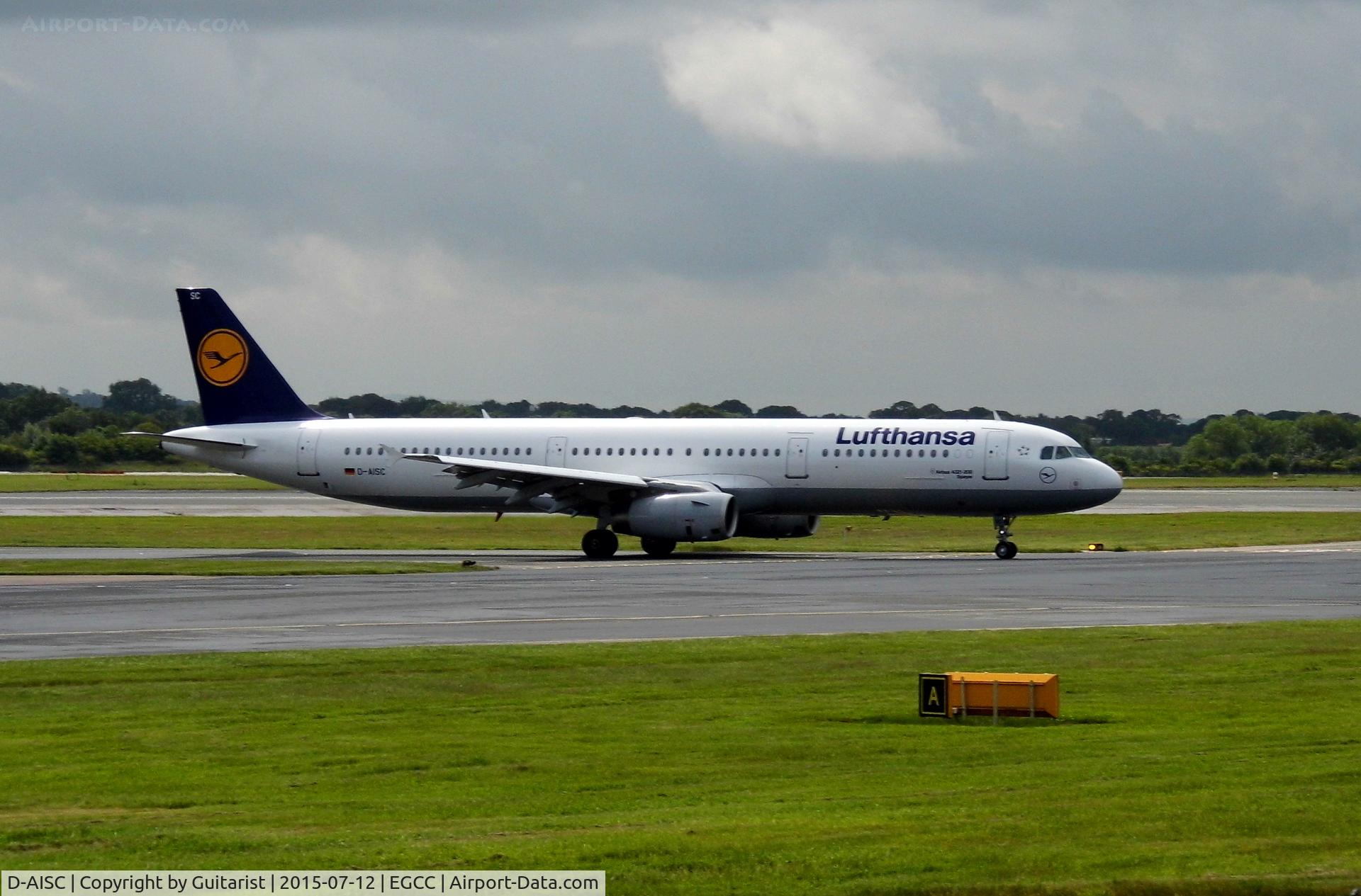 D-AISC, 1999 Airbus A321-231 C/N 1161, At Manchester