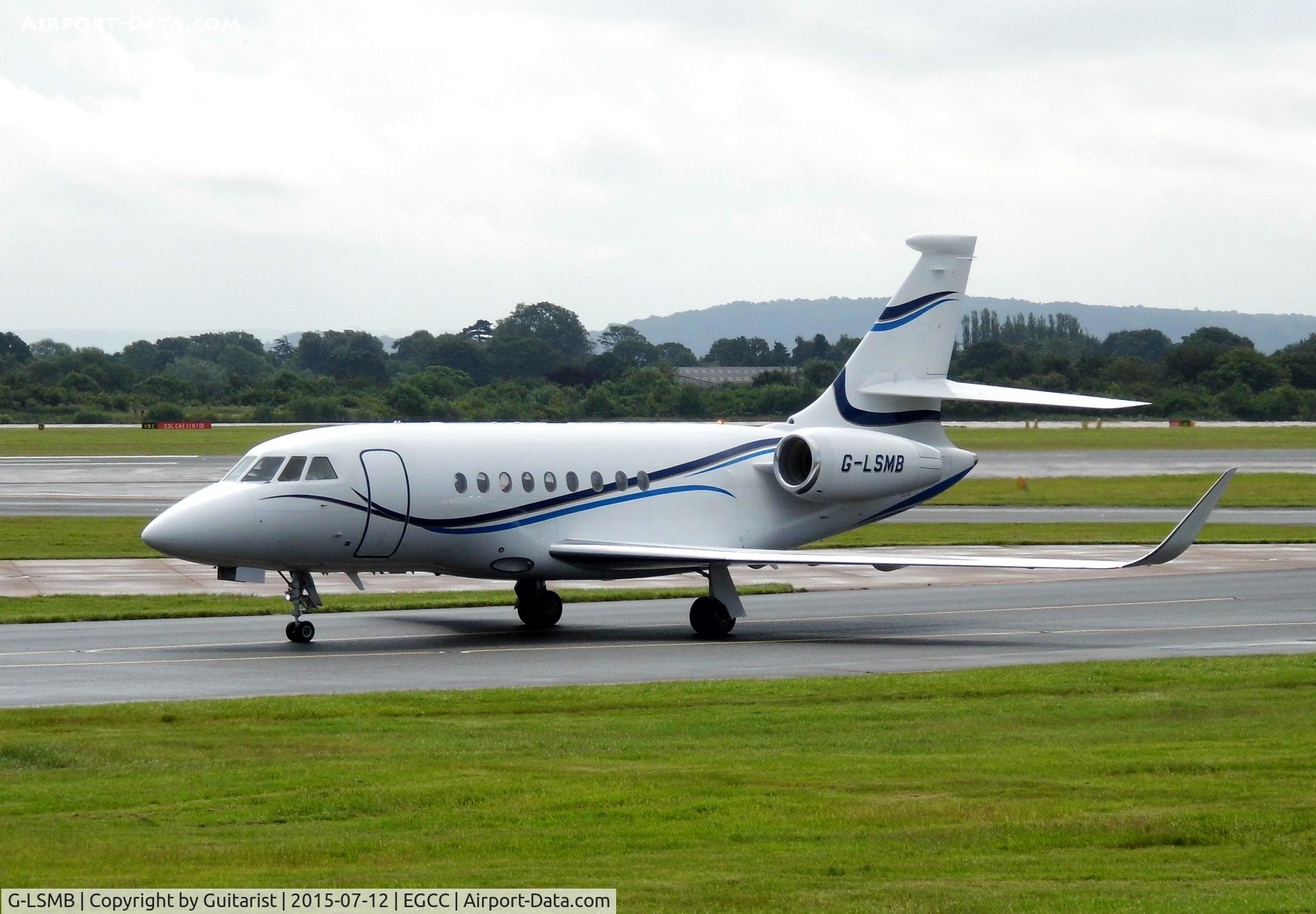 G-LSMB, 2004 Dassault Falcon 2000EX C/N 47, At Manchester