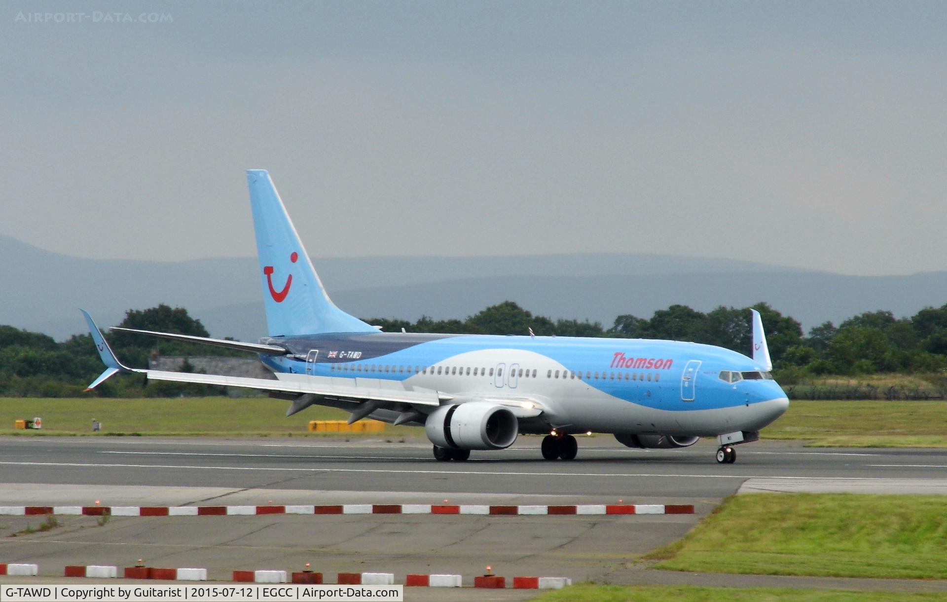 G-TAWD, 2012 Boeing 737-8K5 C/N 37265, At Manchester