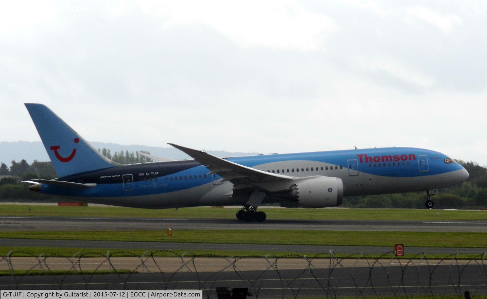 G-TUIF, 2014 Boeing 787-8 Dreamliner C/N 36428, At Manchester
