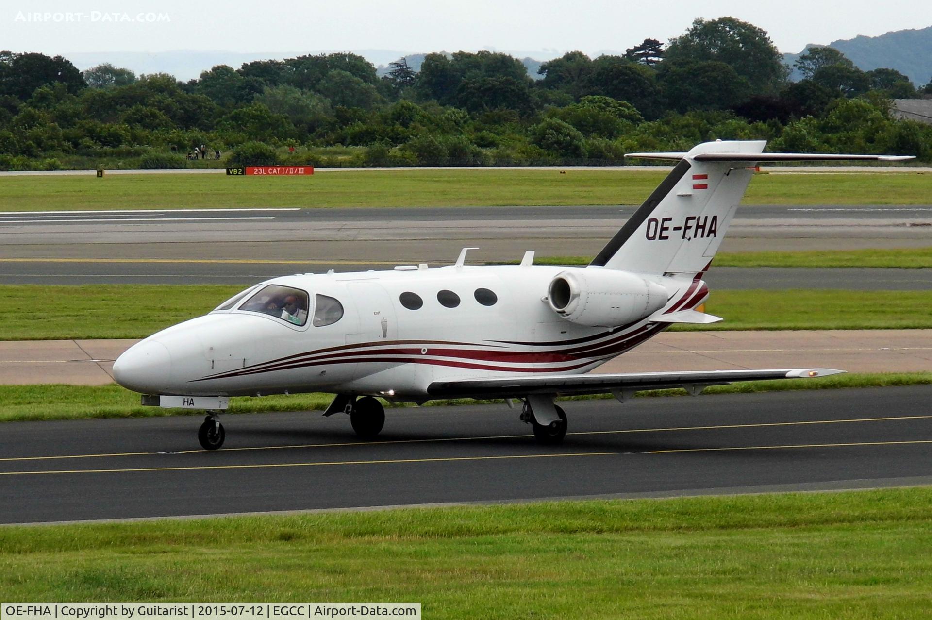 OE-FHA, 2008 Cessna 510 Citation Mustang Citation Mustang C/N 510-0081, At Manchester