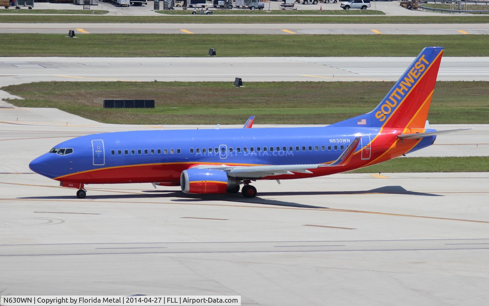 N630WN, 1996 Boeing 737-3H4 C/N 27705, Southwest