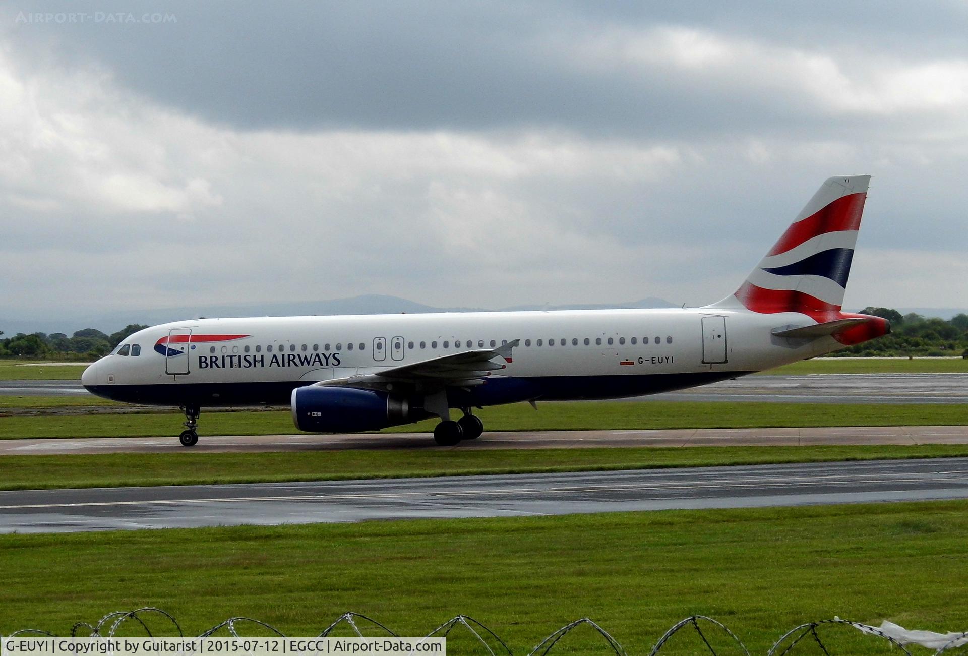 G-EUYI, 2010 Airbus A320-232 C/N 4306, At Manchester